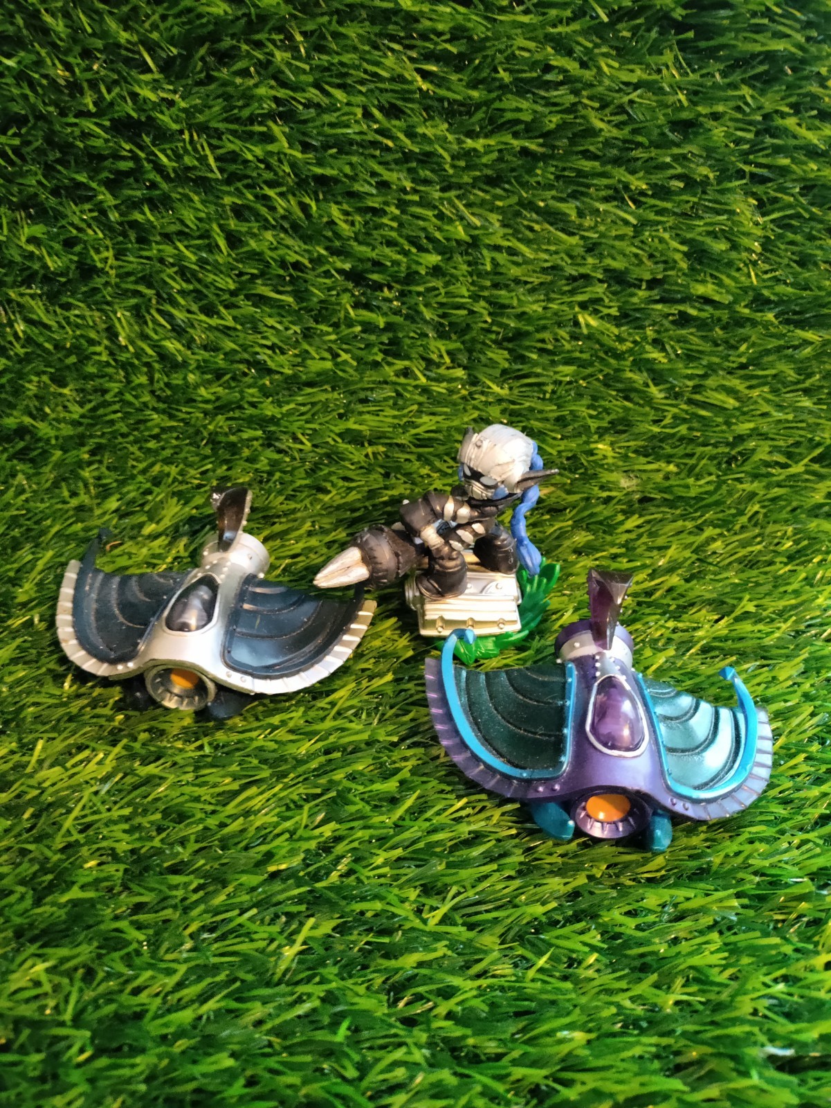 SKYLANDERS SUPERCHARGERS DARK SUPERSHOT STEALTH ELF DARK SEA SHADOW SET LOT