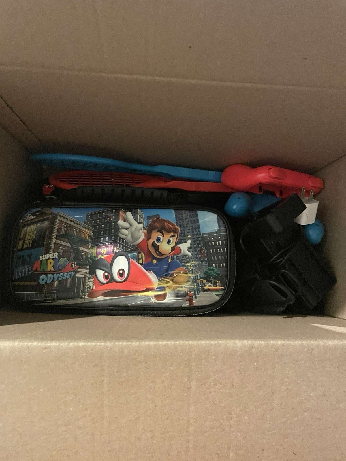 Nintendo Switch Accessory Bundle Joysticks, Case, Charging Dock, Attachments