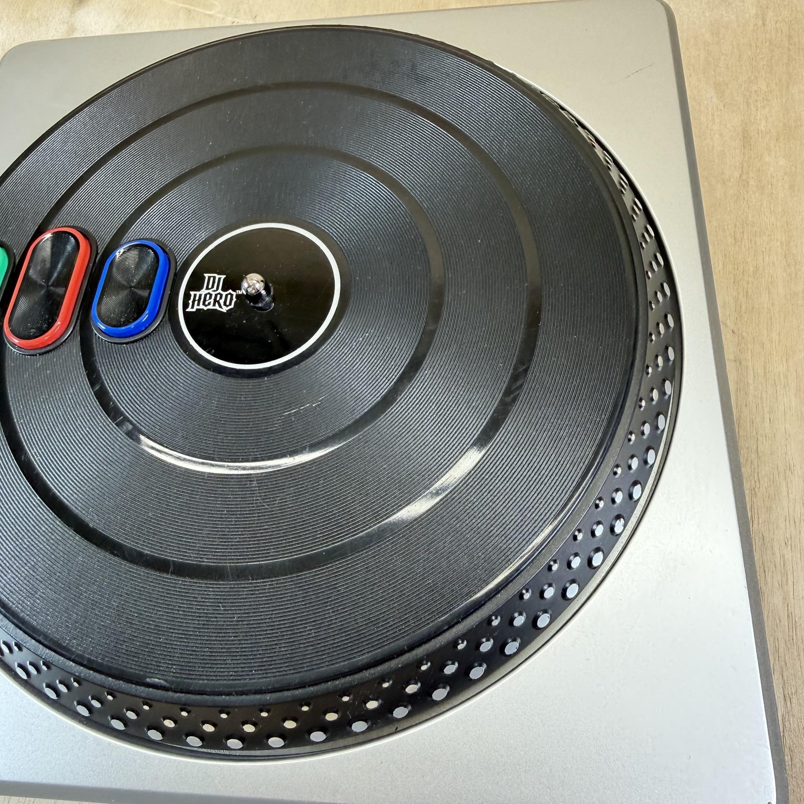DJ Hero Silver Wireless Turntable Replacement Only For Xbox 360, Wii, PS2, PS3