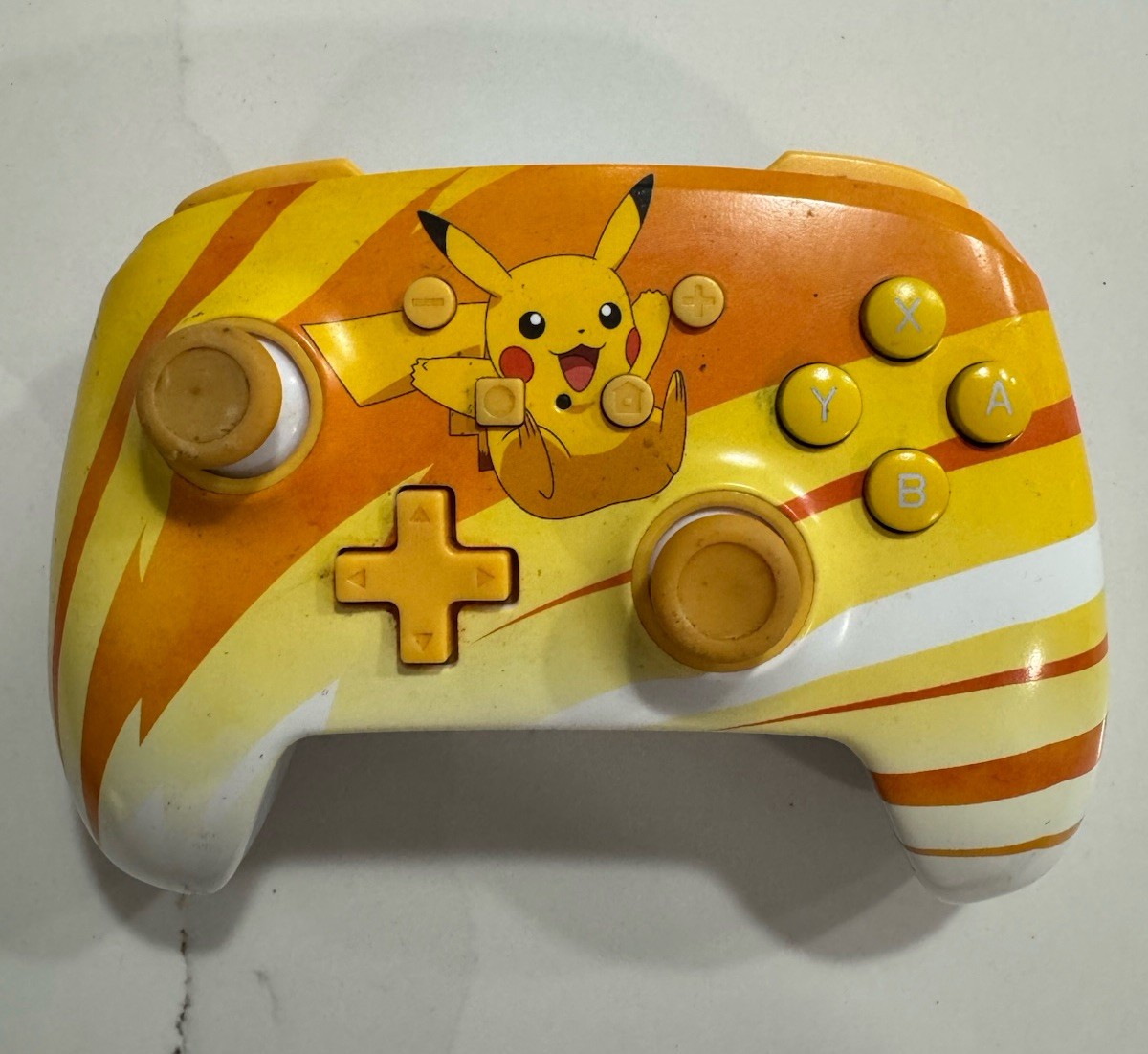 PowerA Enhanced Wireless Controller Pikachu Joy Yellow (Nintendo Switch) *READ*