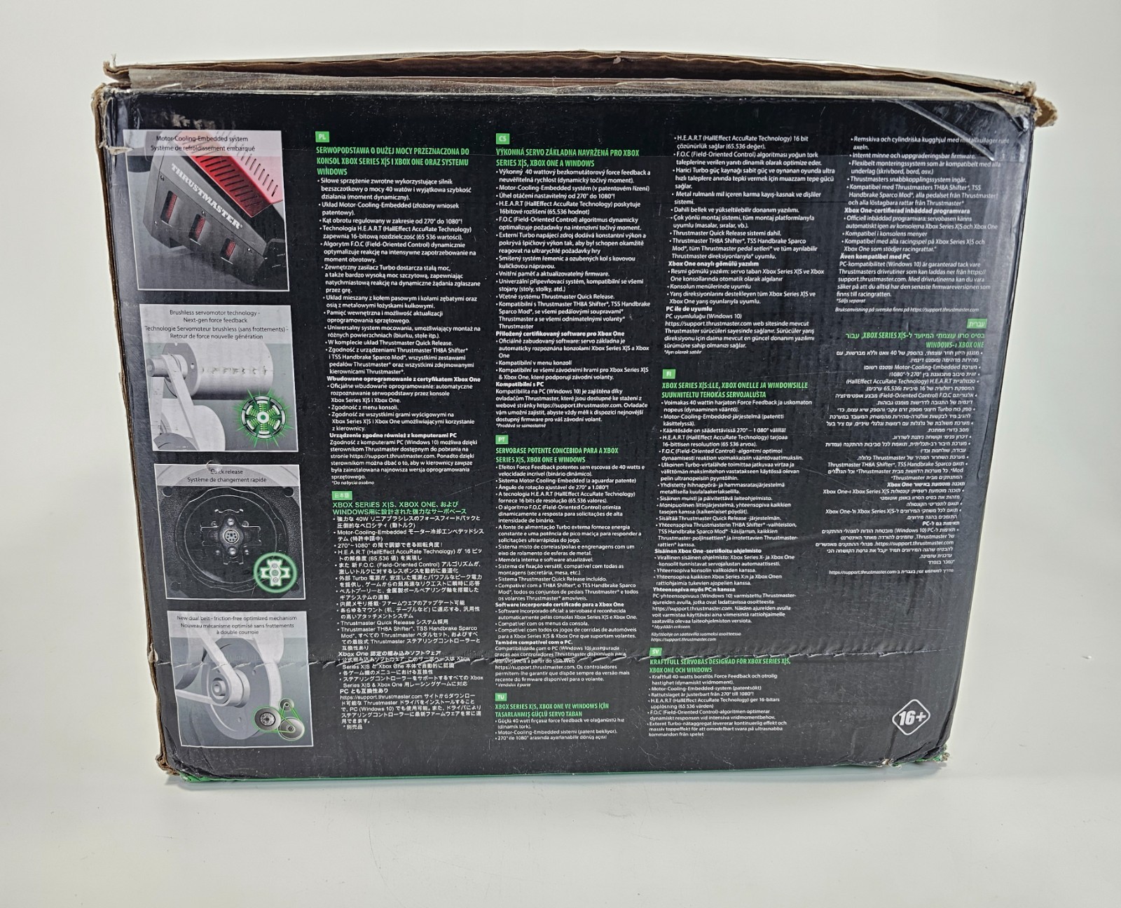 Thrustmaster TS-XW Racer Servo Base for Xbox Steering Wheel – Black WITH BOX