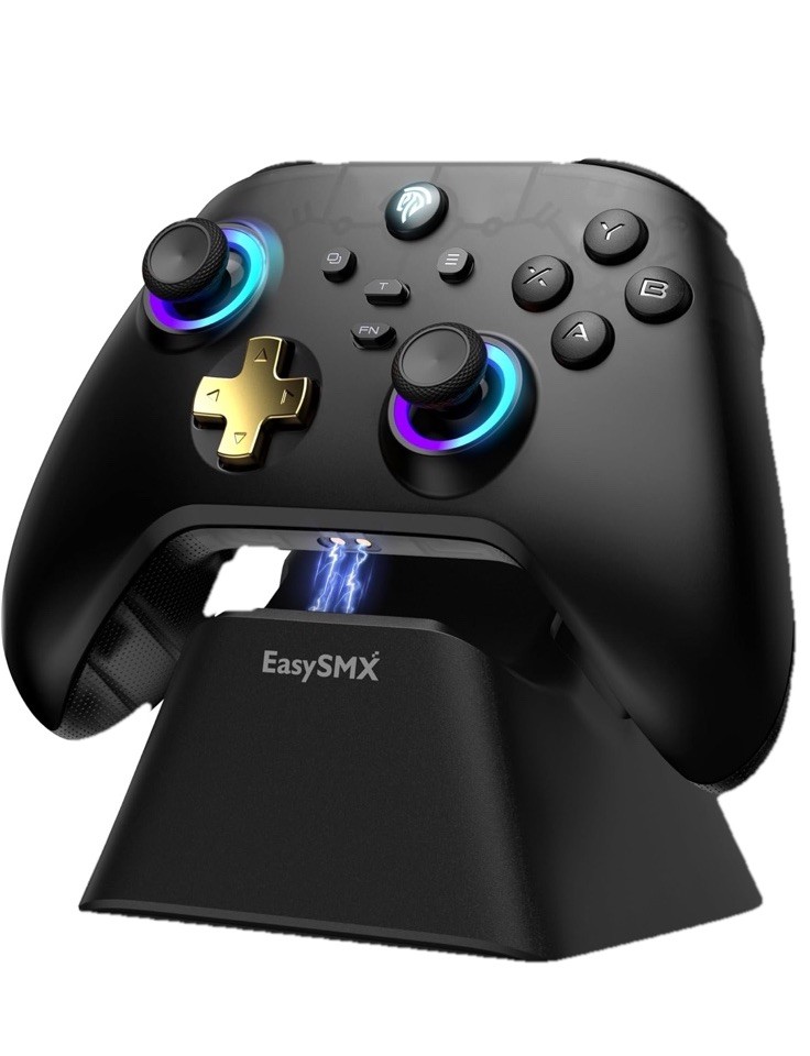 D05 PC Controller – Enhanced Wireless Bluetooth Pro Controller with black gold