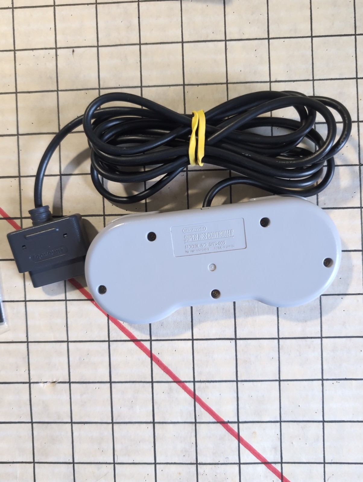 Super Nintendo SNES Controller OEM SNS-005 Box/Manual/Inserts Original 1991