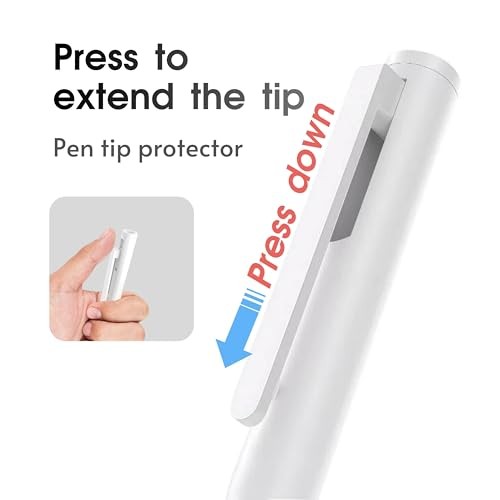 Stylus Pen for Nintendo Switch 2 / Switch OLED/Switch – 5mm Fine Disc White