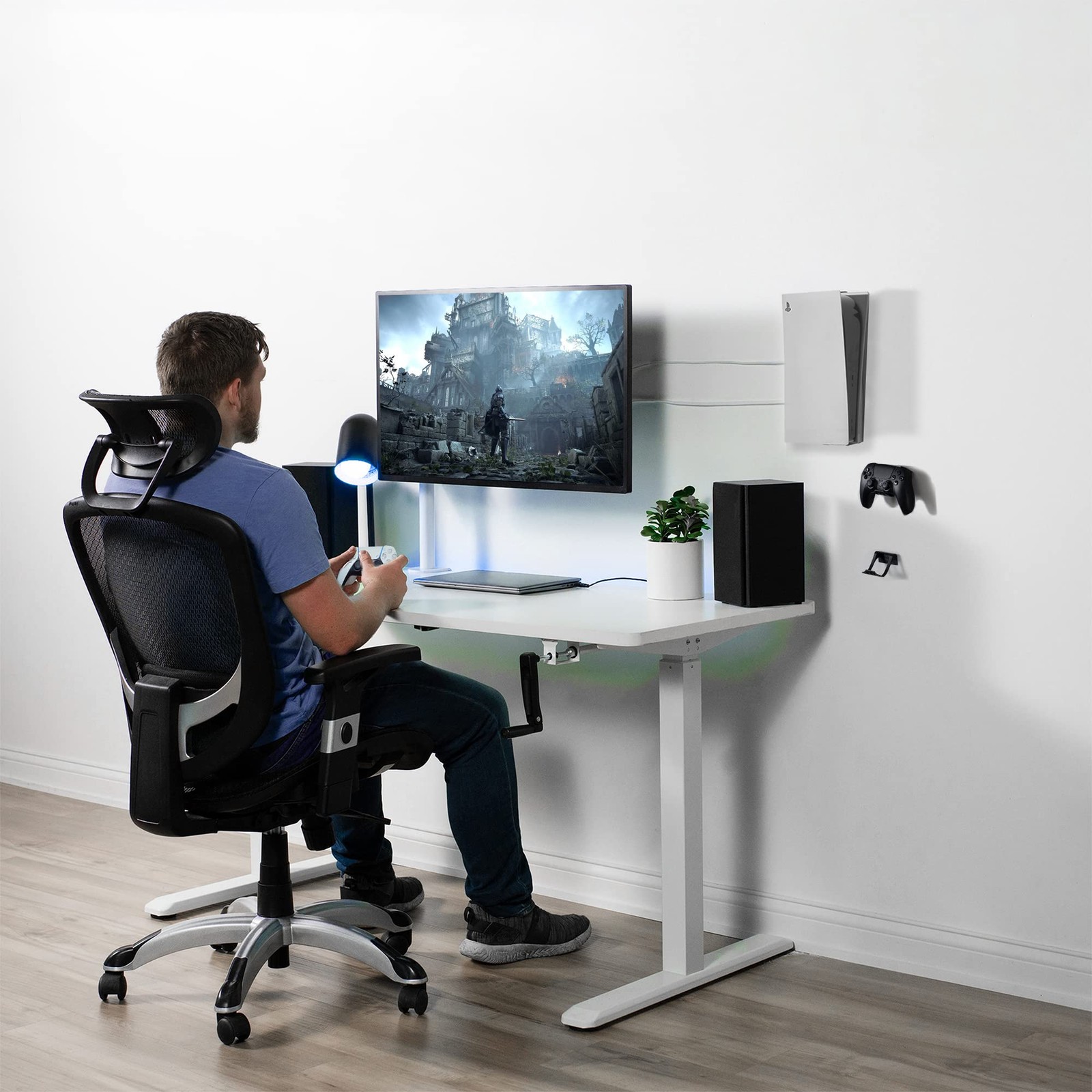 Steel Wall Mount Bracket Designed for PS5 Gaming Console, Vertical Display fo…