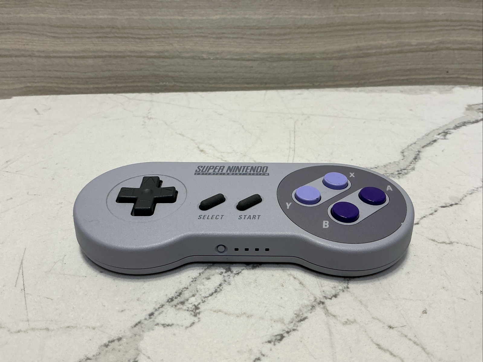 Nintendo SNES Controller Wireless Rechargeable for Switch/OLED Gray Purple