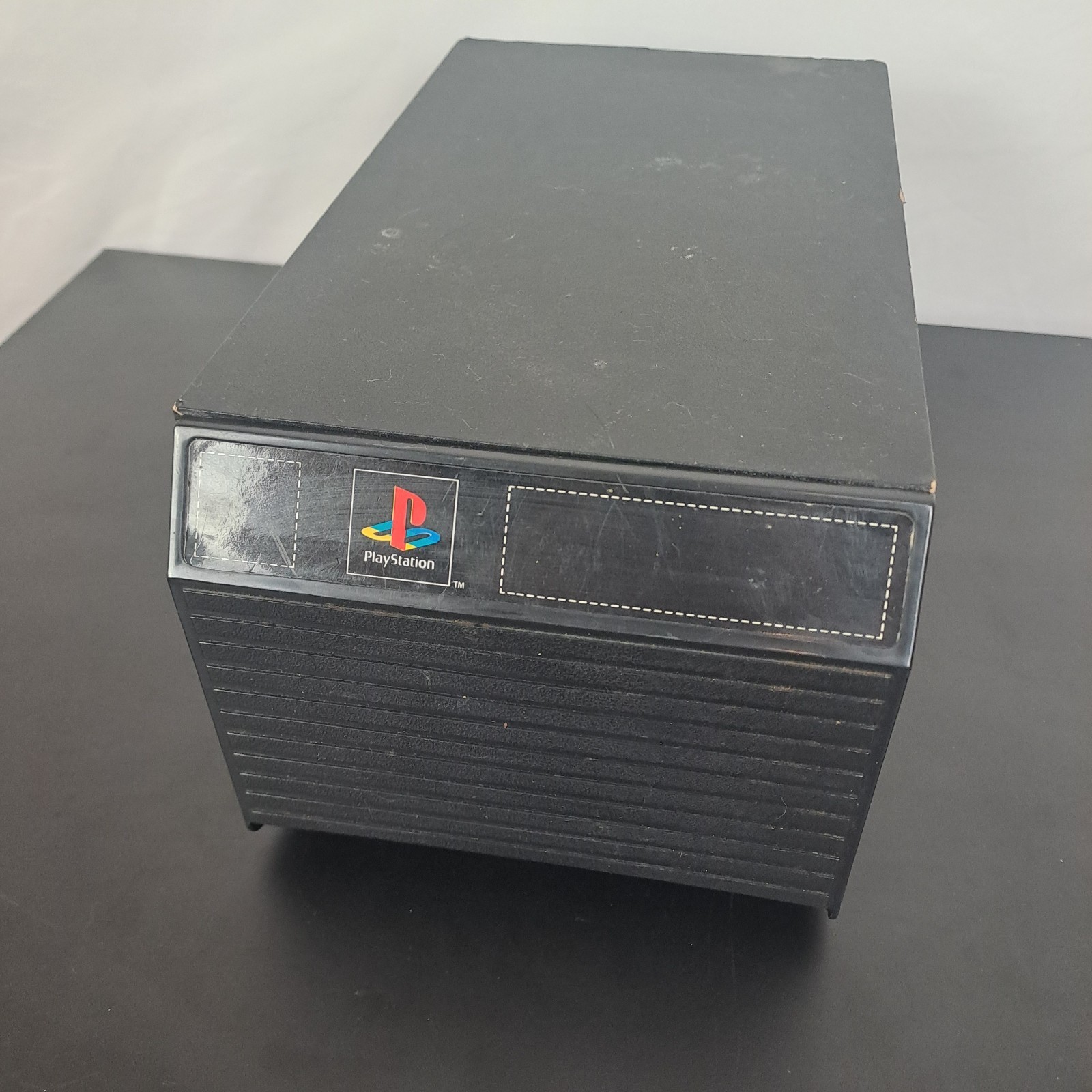 Vintage Sony Playstation PS1 Game Storage Case Cabinet Drawer Retro Gamer Decor
