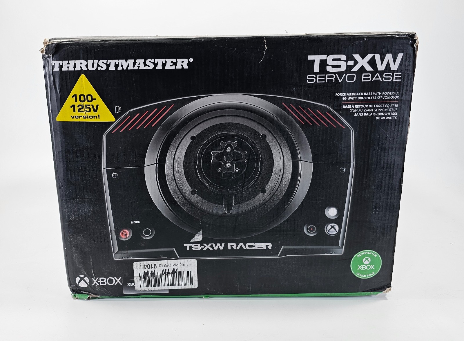 Thrustmaster TS-XW Racer Servo Base for Xbox Steering Wheel – Black WITH BOX