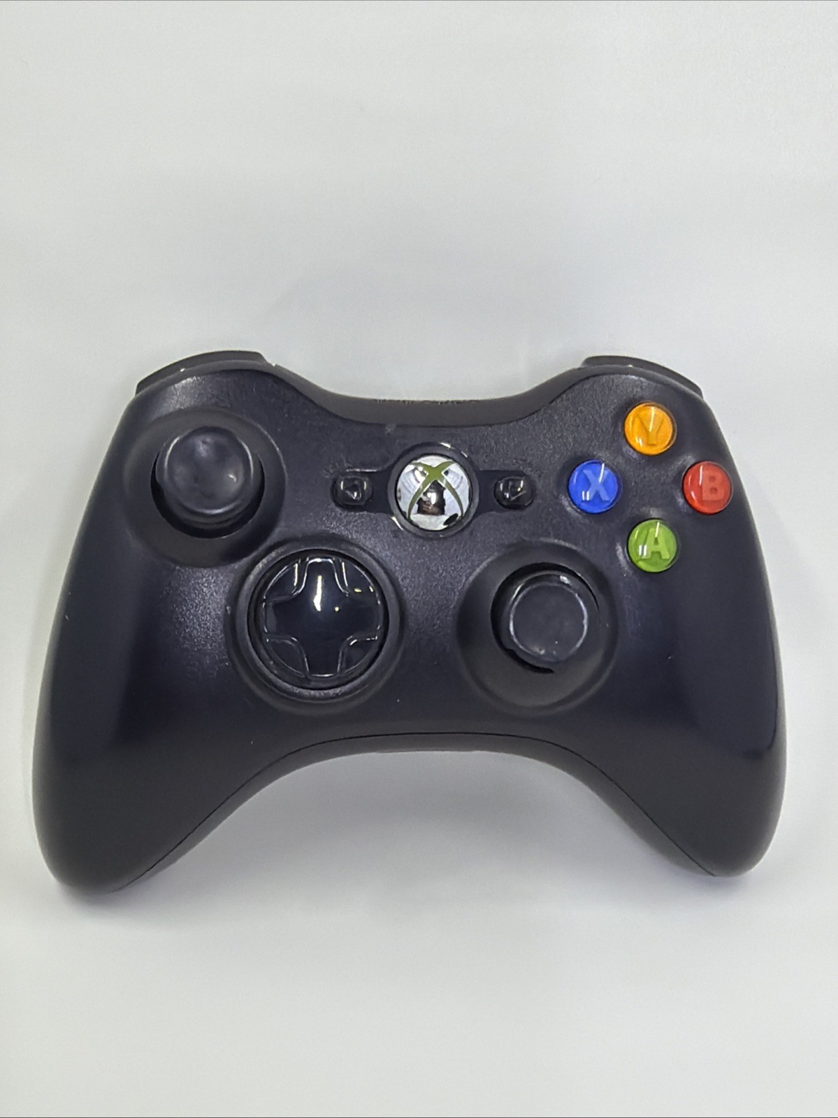 🟩 Xbox 360 Wireless Controller – Original Black Edition 🎮 (NO BATTERY PACK)