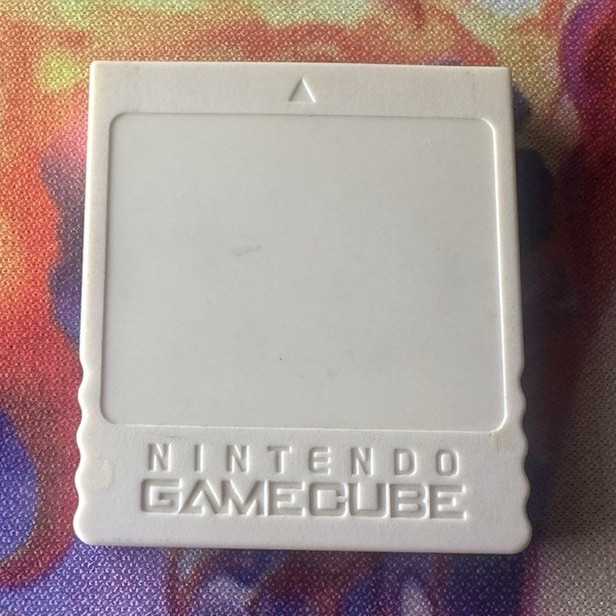 Nintendo GameCube Memory Card 1019 (DOL-020) Gray Made in Japan