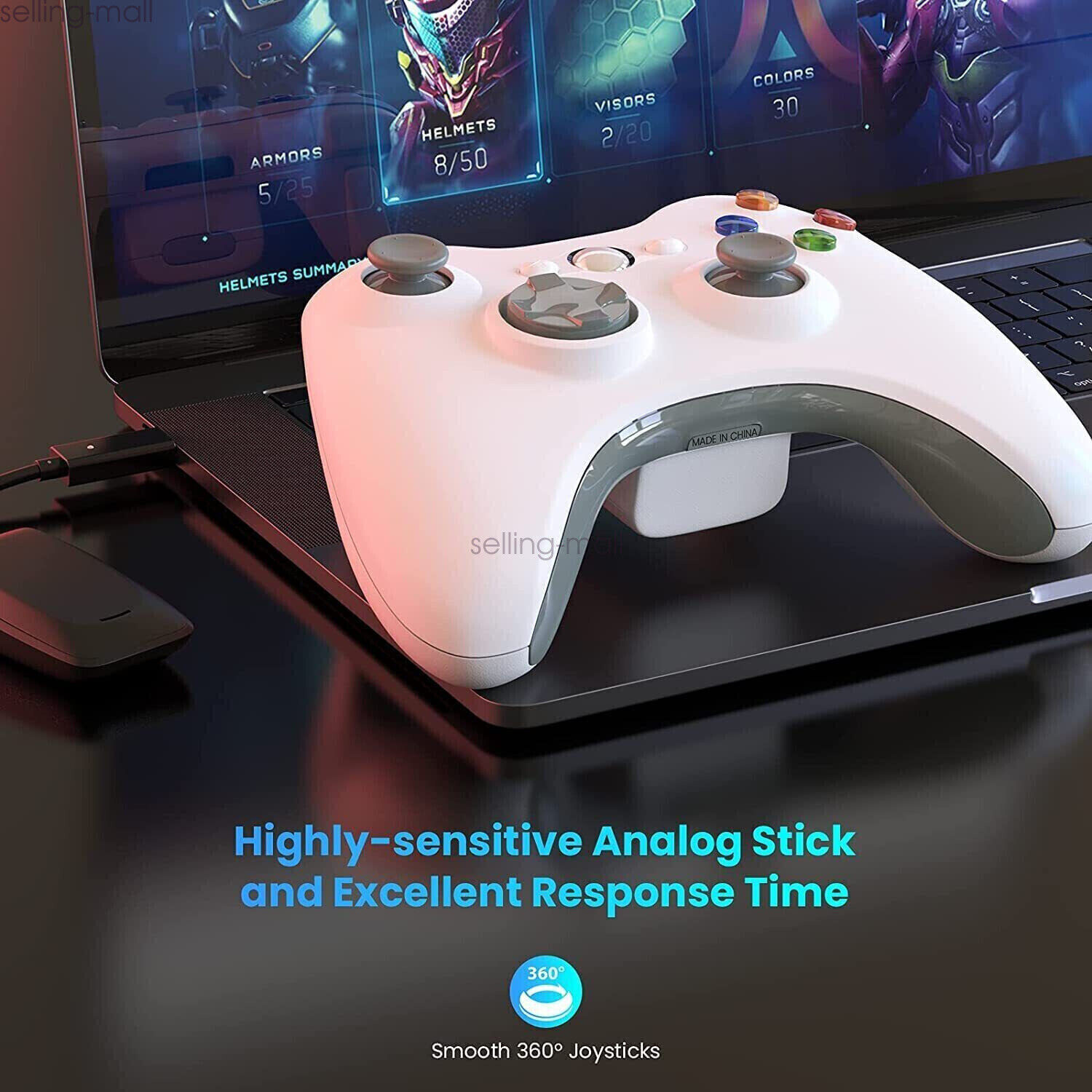 USB Wireless/Wired Game Controller For XBOX 360& PC Windows /Glow xbox360 Gampad