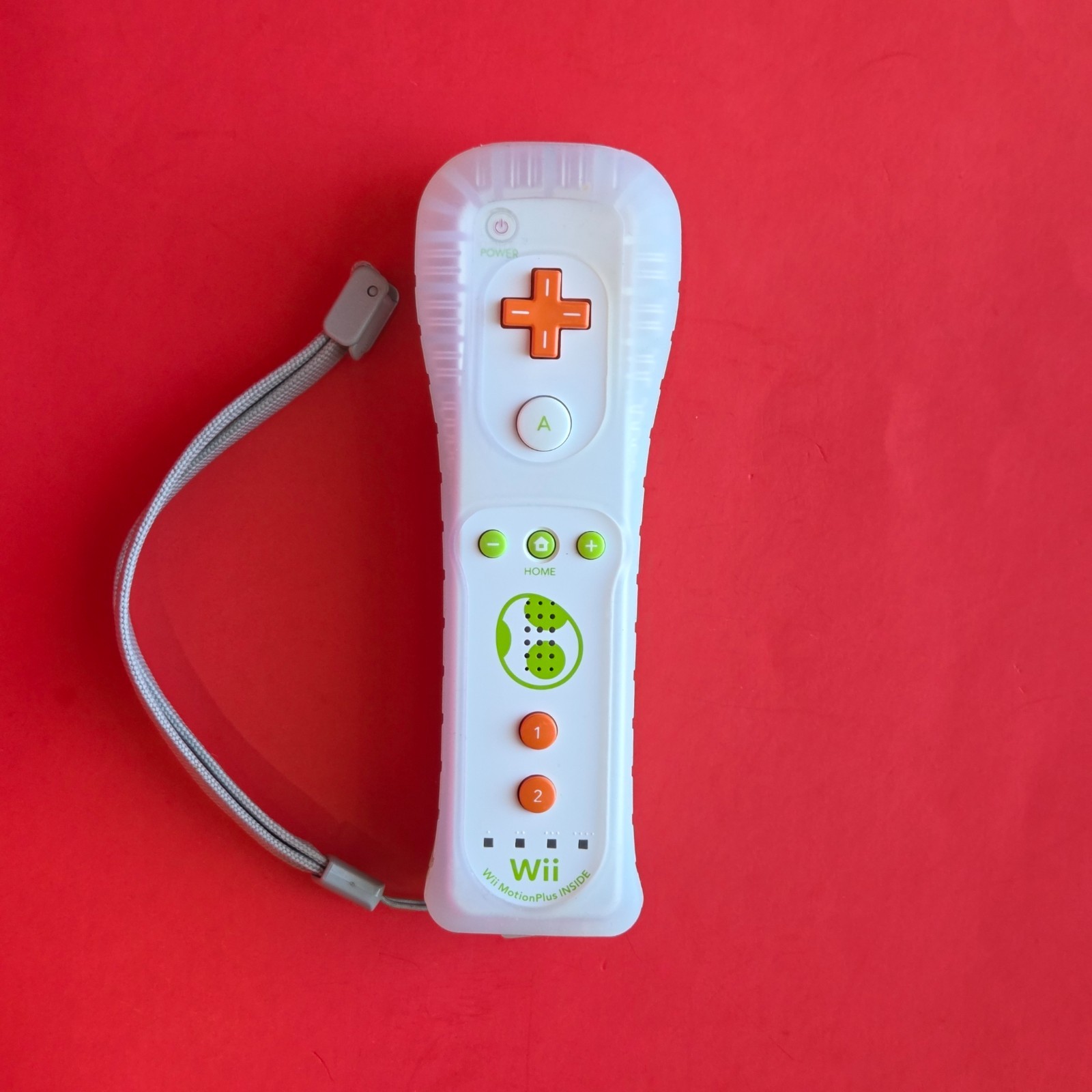 Official Wii Remote YOSHI 🍑Nintendo Motion Plus Inside 👾 Wii U OEM
