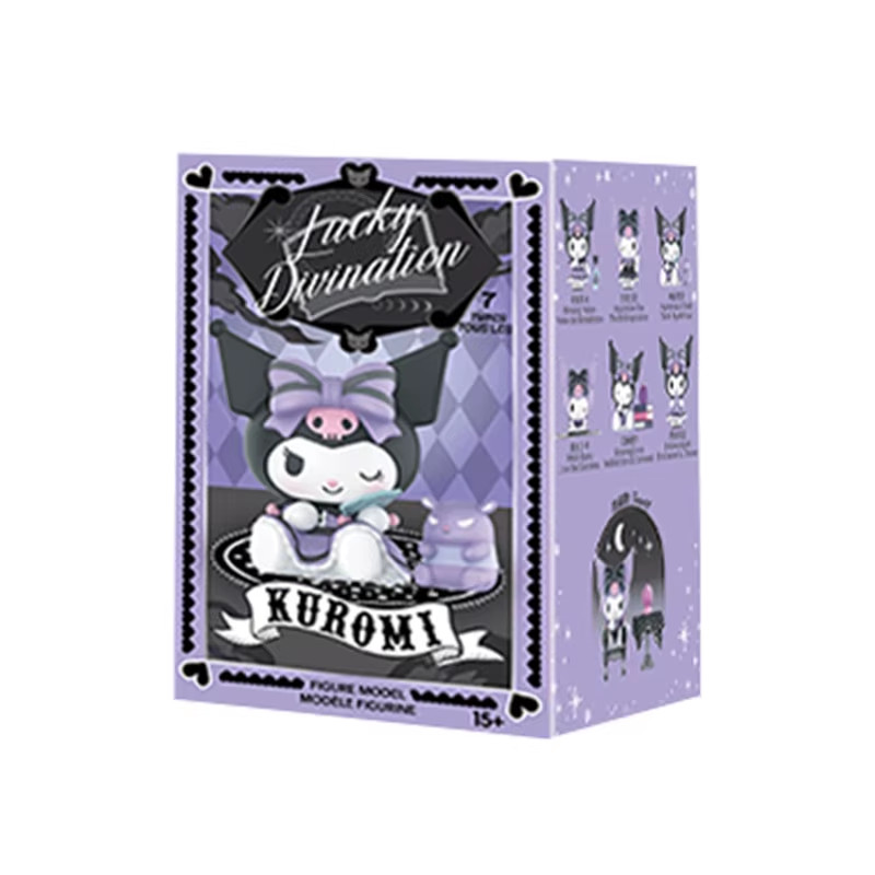 Cute Gothic Cartoon Girl Blind Box Figure PVC Desk Decor Collectible Toy Gift