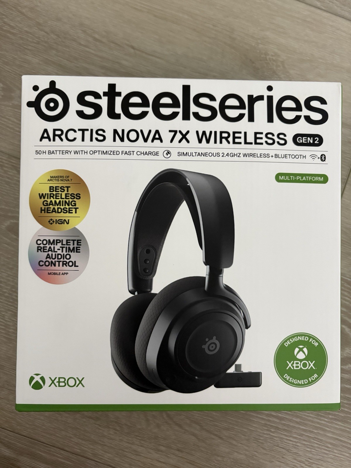 SteelSeries Arctis Nova 7X Wireless Gen 2 Headset – Black – NEW