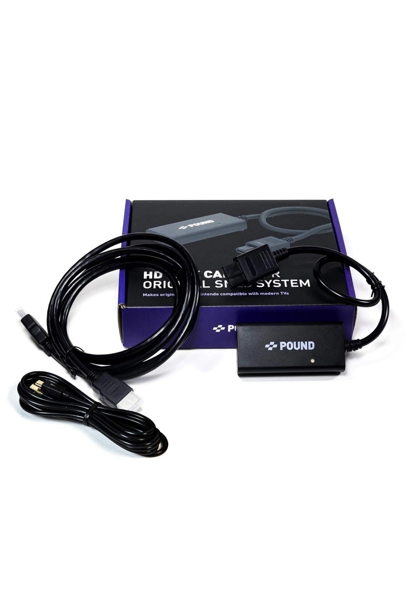 POUND HD Link Cable for Original Super Nintendo SNES – HDMI Cable with RGB