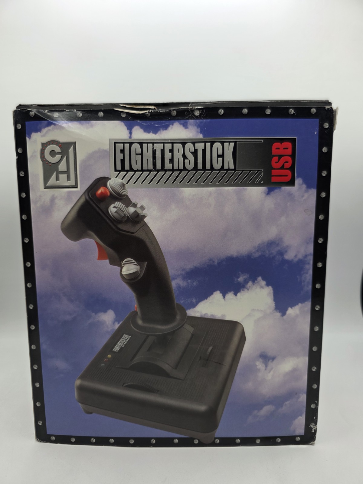 USB Fighter Stick, CH Products, FTRUSB (F16 Aircraft) With Original Box Tested