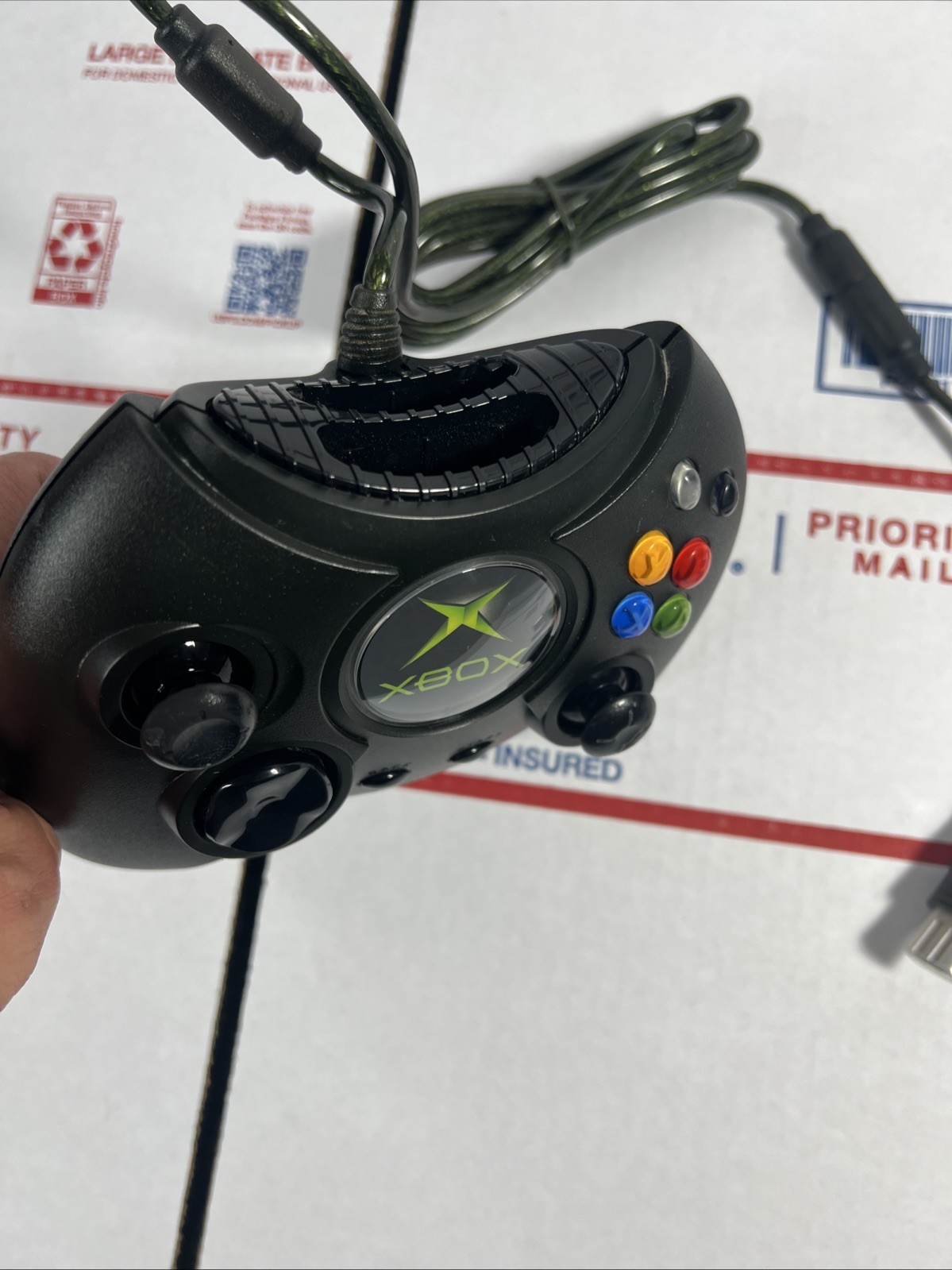 Original Xbox OEM “Duke” Controller with Breakaway Cable -NICE – SAME DAY SHIP
