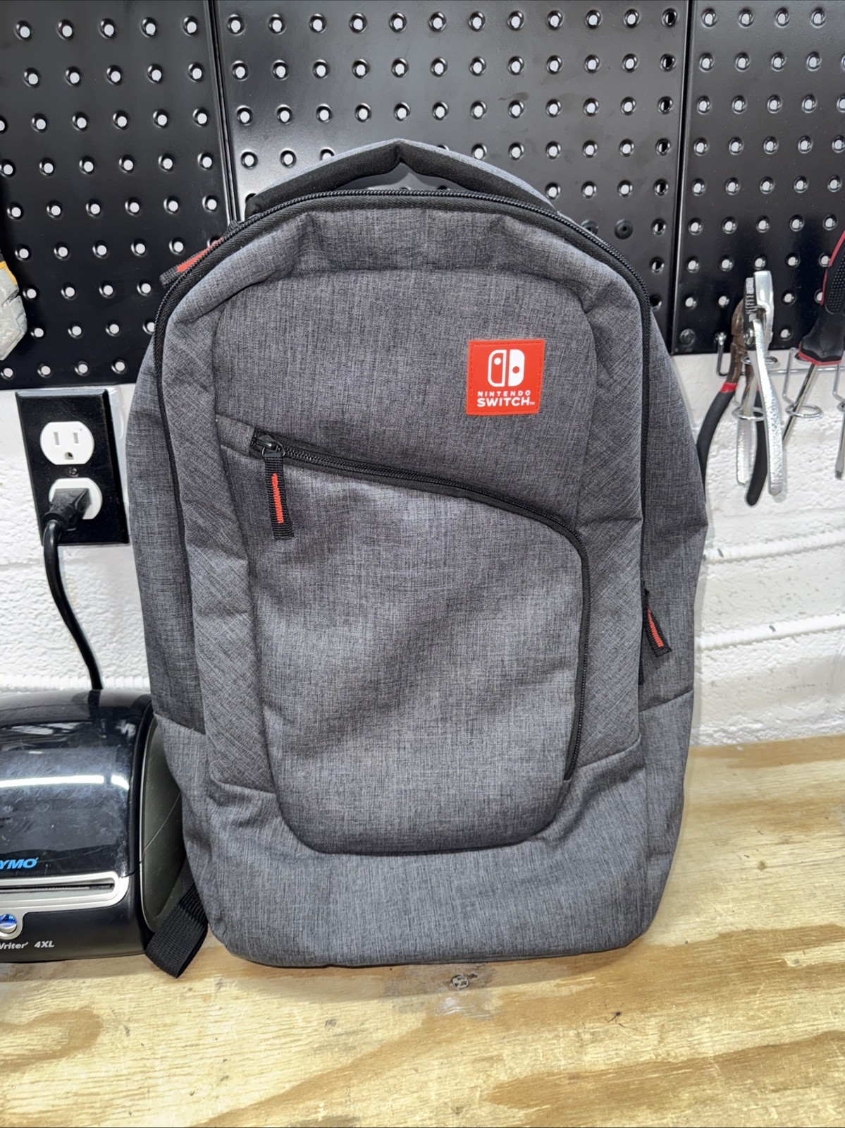 Nintendo Switch Elite Player Charcoal Gray PDP Video Gaming Travel Backpack