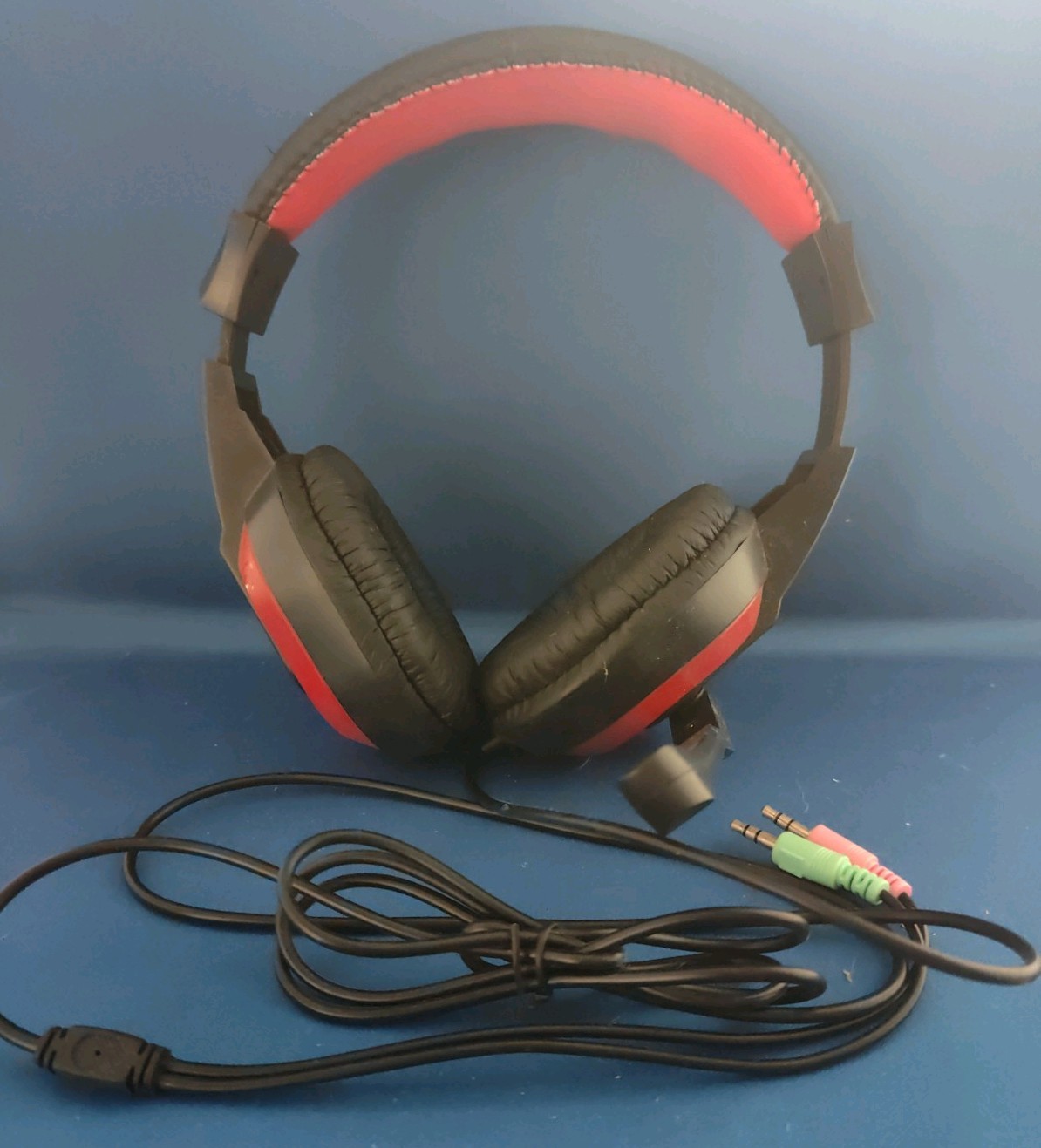 2Boom Red & Black Wired Gaming Headset