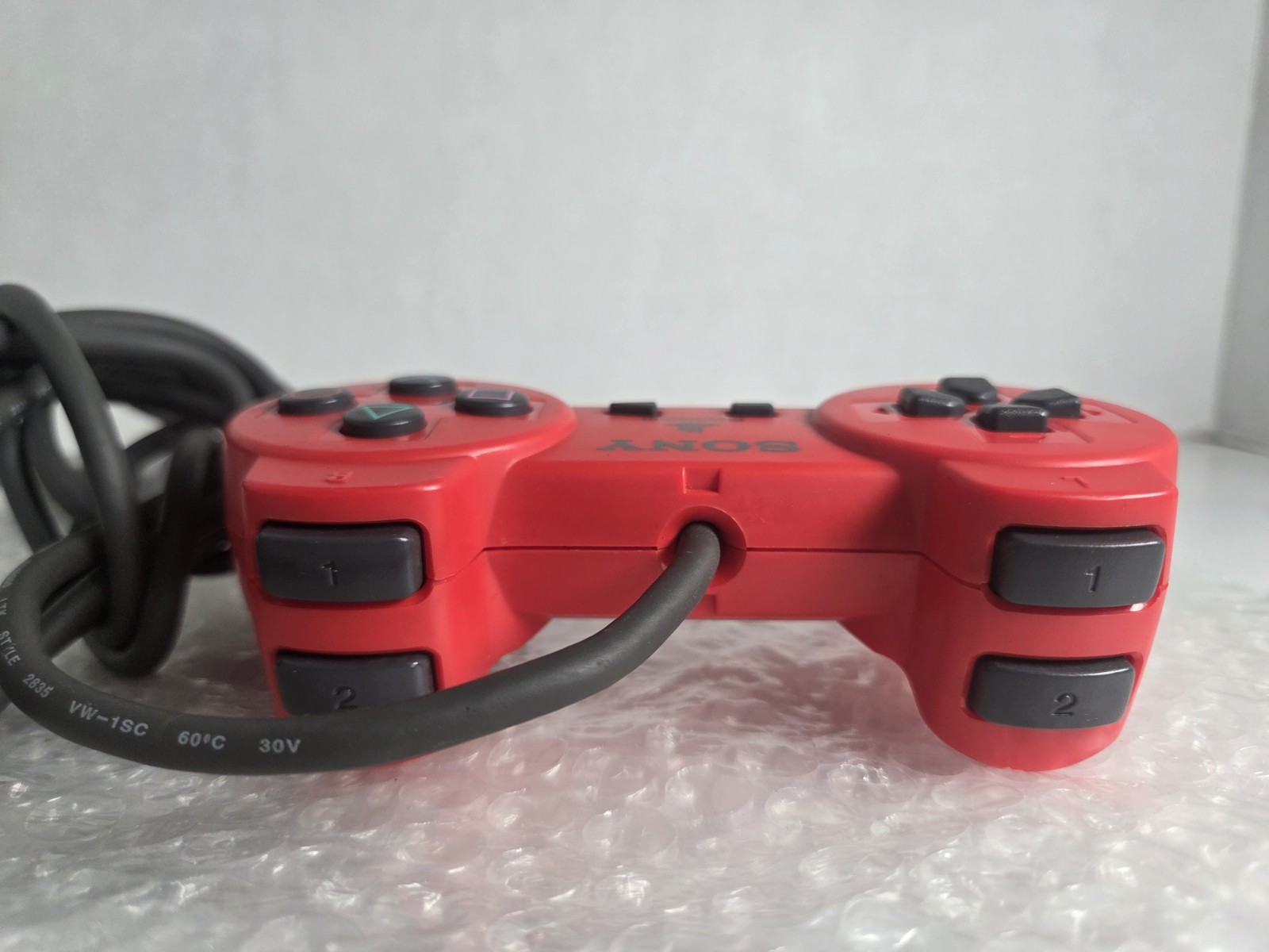 PS1 Red Controller No Analog Sony PlayStation 1 PS1 PS2 Tested Cleaned OEM Scph