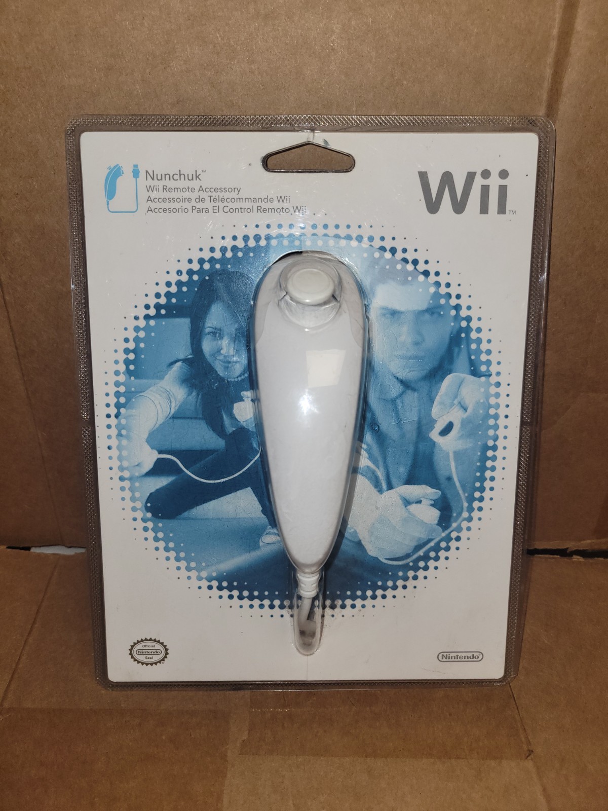 Authentic Official Wii Nunchuck New White Sealed Nunchuk Controller OEM