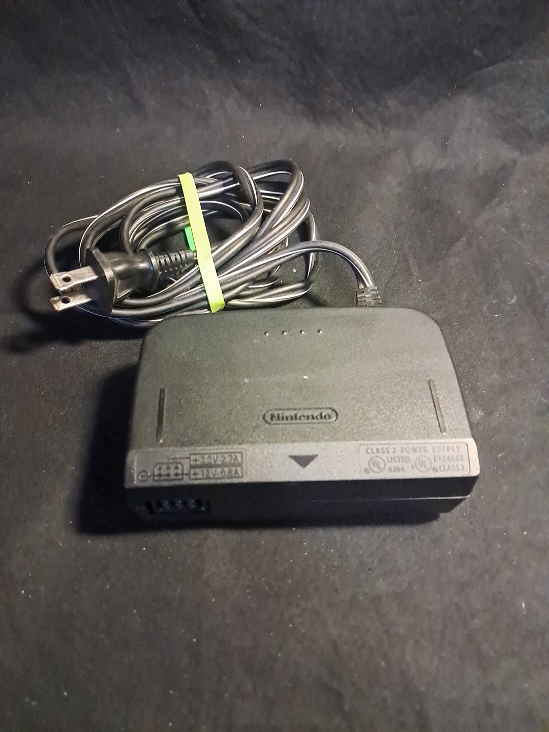 Official Nintendo 64 N64 AC Adaptor Power Cord Video Game Console Cable OEM