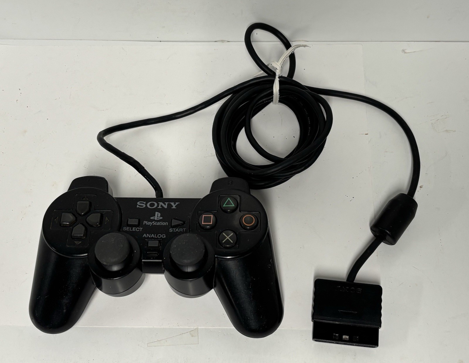 Authentic Sony PS2 BLACK Wired Controller OEM DualShock 2 PlayStation 2