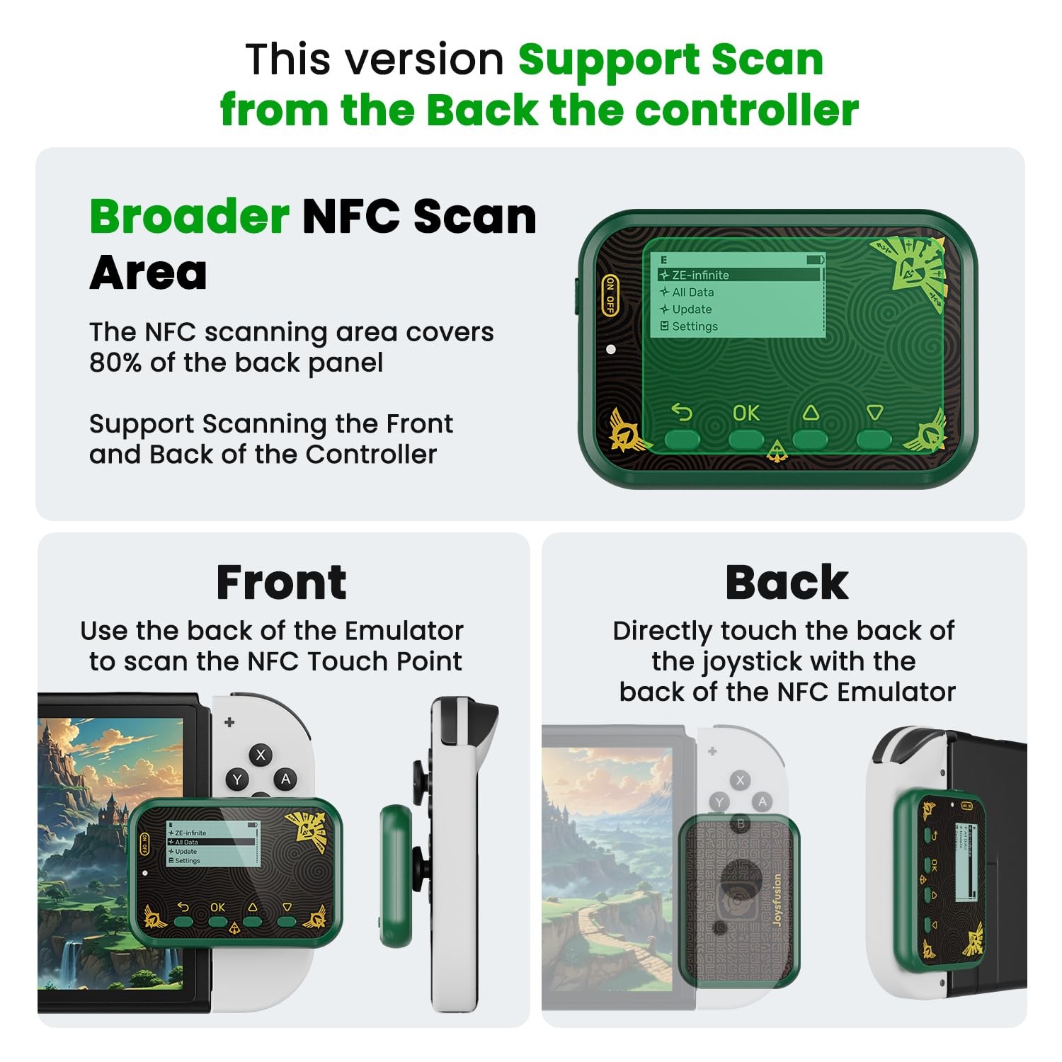 NFC Emulator, Store 3000 NFC Data, Support Ulimited Scan, 1.2″ Screen, Easy B…