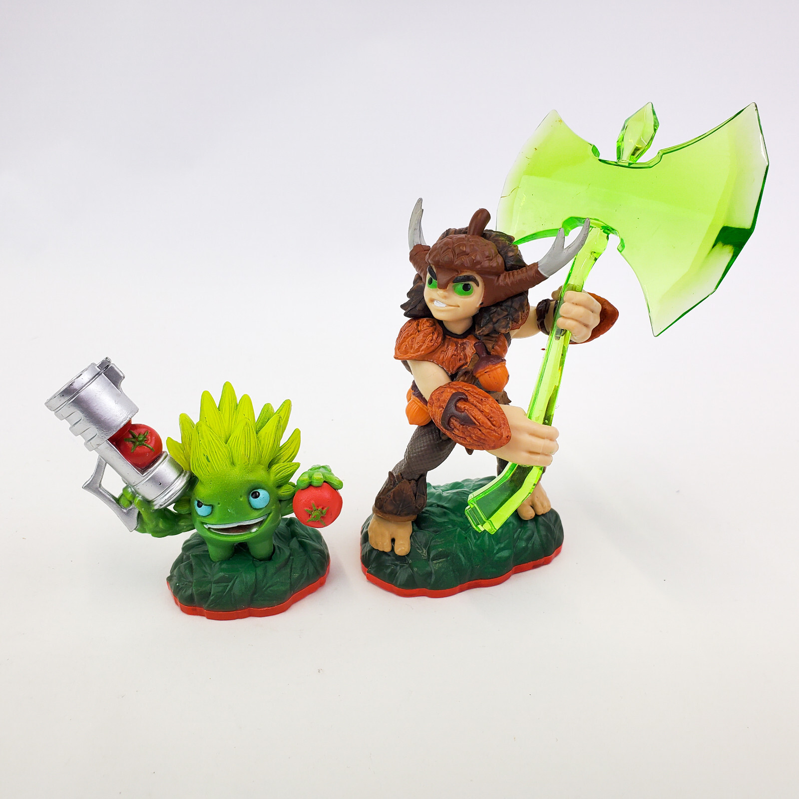 Skylanders TRAP TEAM Character Master Bushwhack & Food Fight Red Base 2014