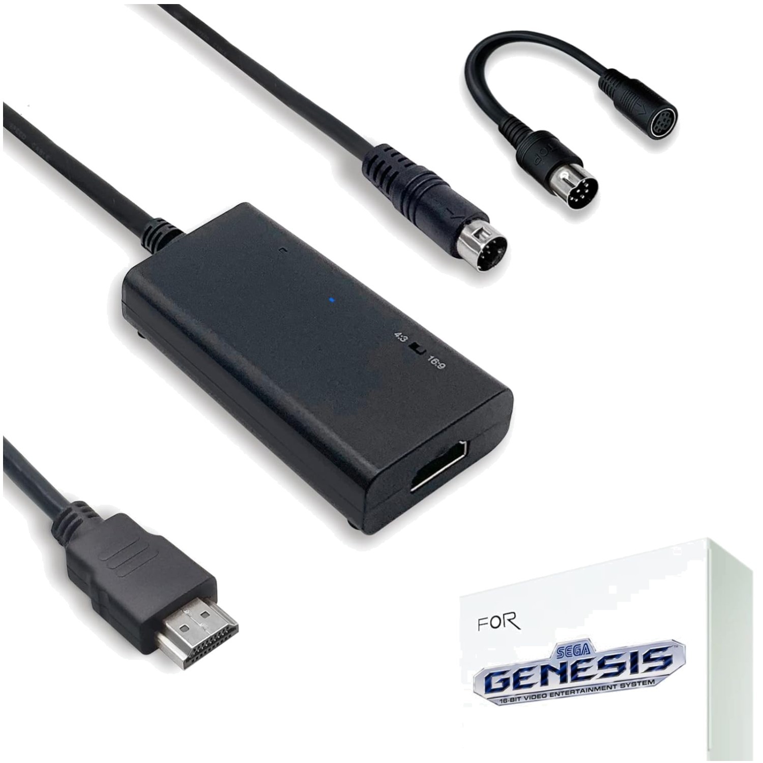 Sega Genesis HDMI Cable for Model 1/2/3 & More