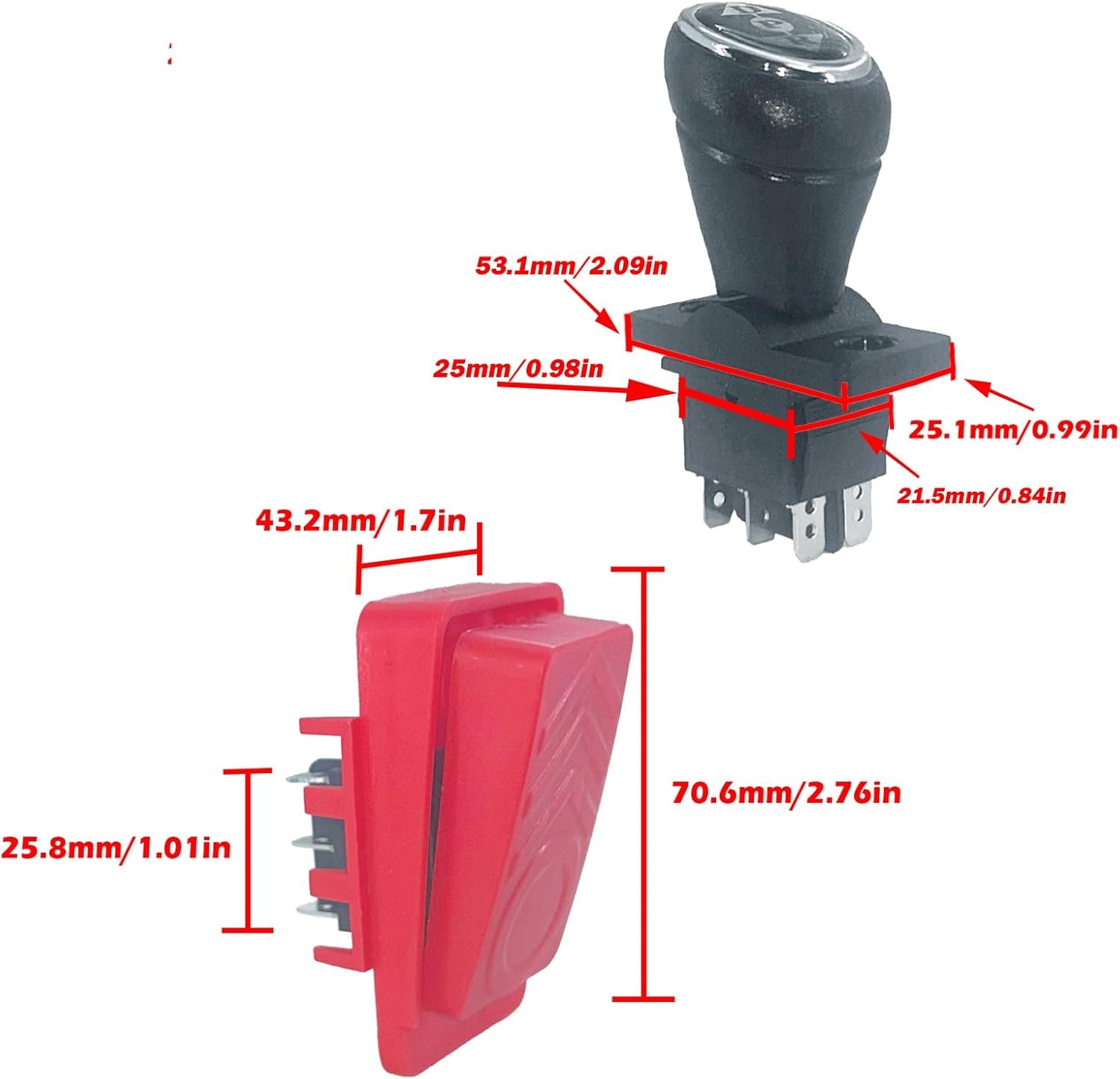 Switch Kit For Power Wheels 14PCS Foot Pedal Shift Reverse Handle