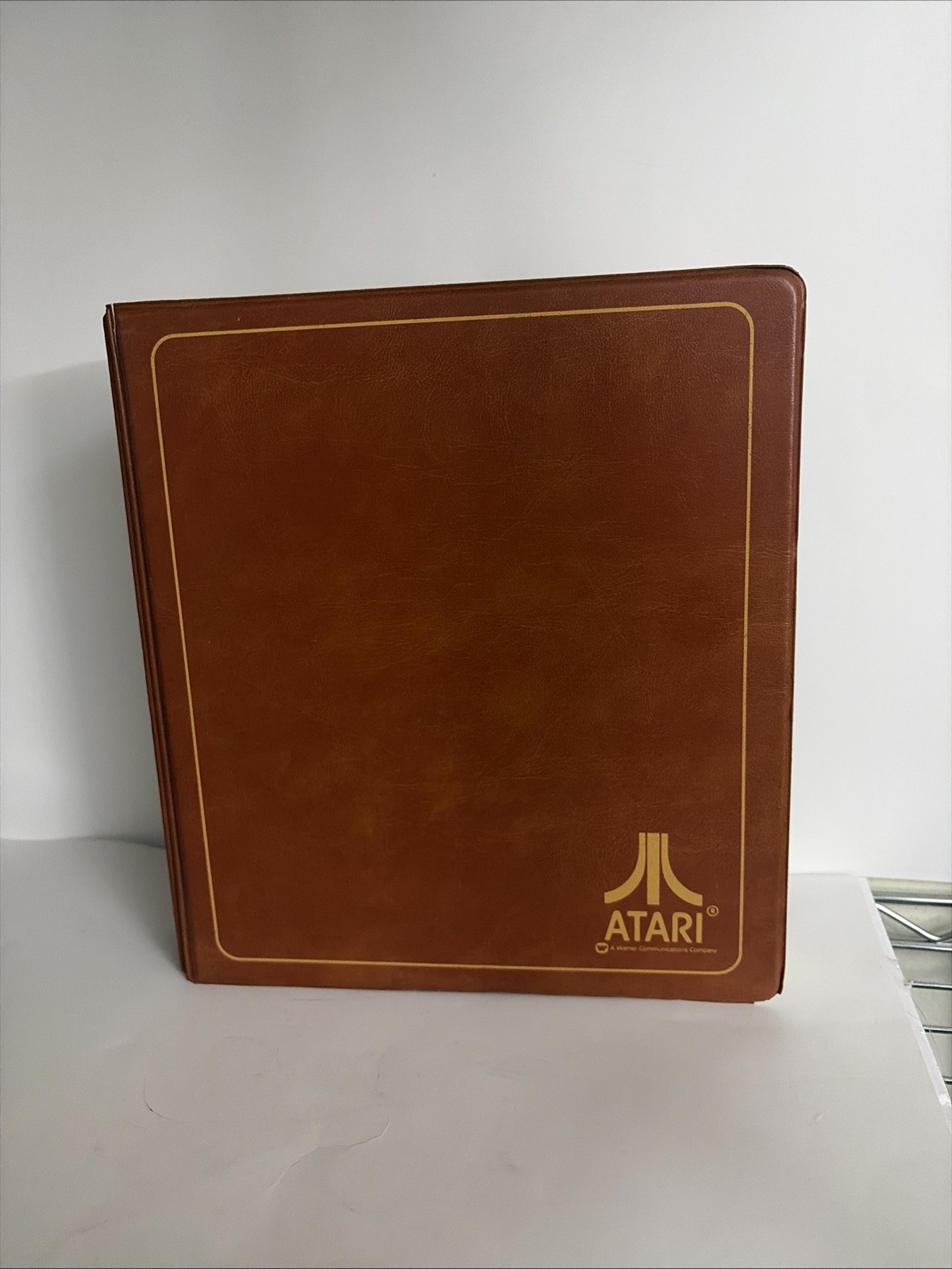 Atari Brown Faux Leather Protective Game Case for Atari 2600