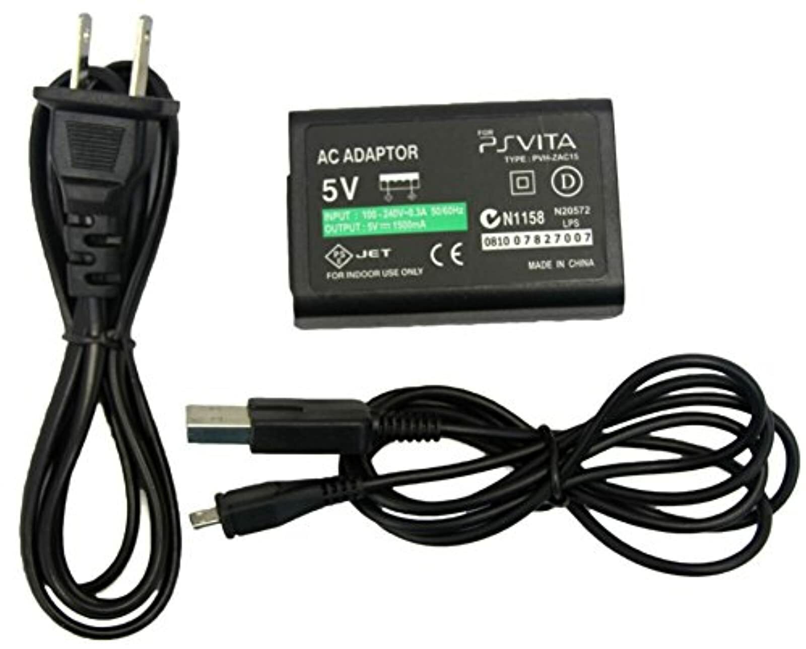AC Power Charger For Sony PlayStation Psv Pch 2000 For Ps Vita