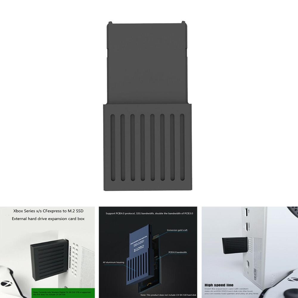 Alloy External SSD M.2 Hard Drive Expansion Card Box for Xbox Series X/S Console