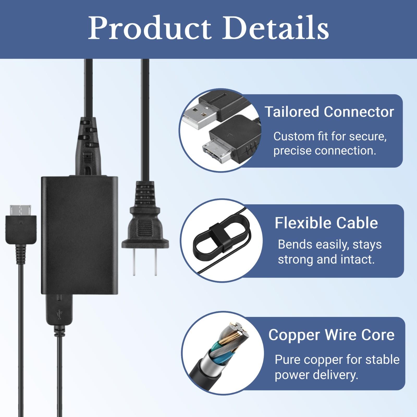 Charger for Sony PS Vita Compatible with Sony PlayStation Vita 1000