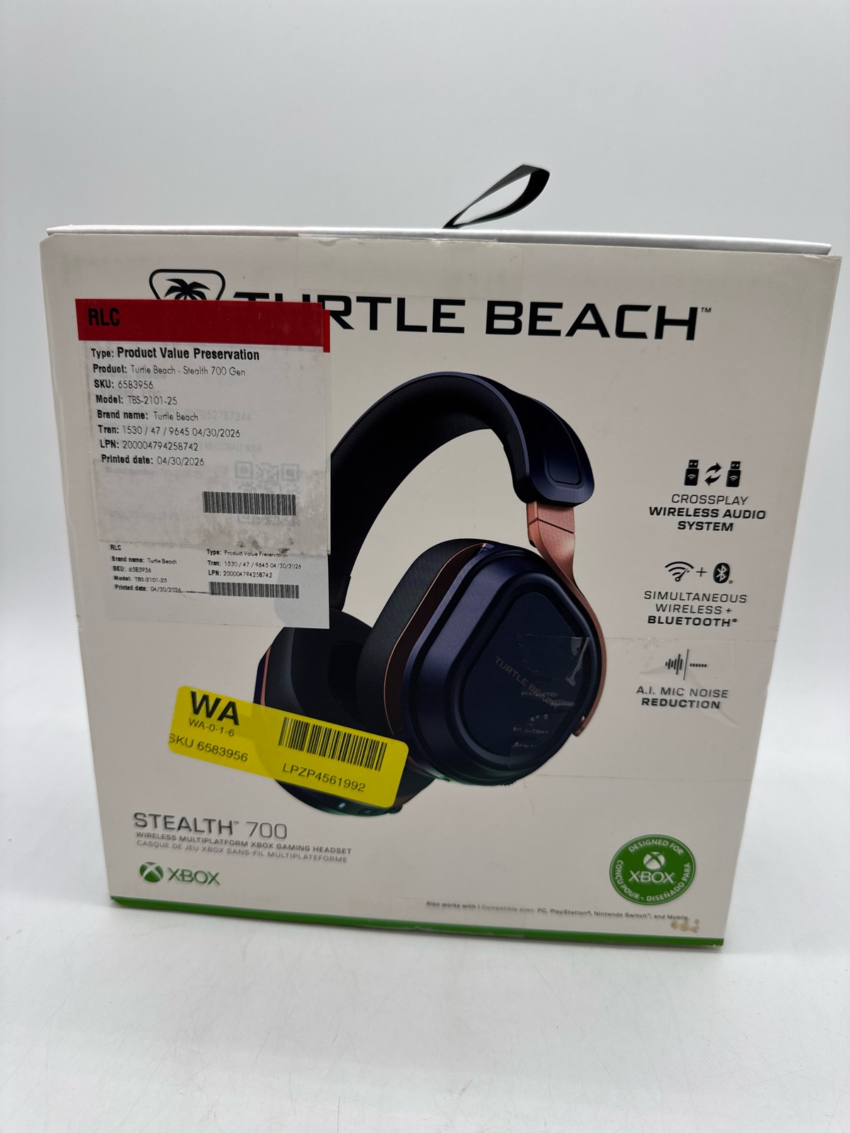 Turtle Beach Stealth 700 Gen 3 Wireless Headset Xbox PS5 Cobalt TBS-2101-25 (3)