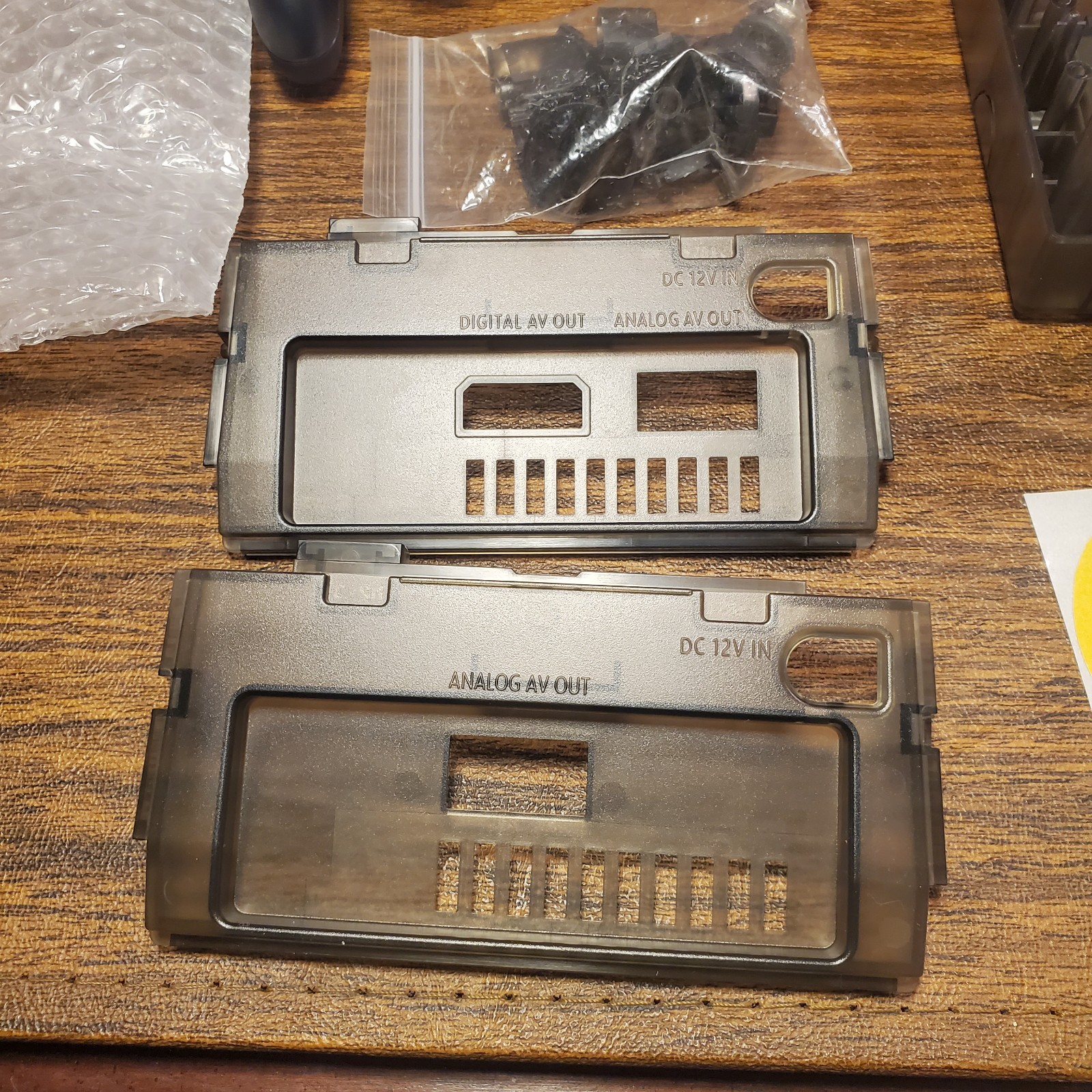 Gamecube NGC Replacement Shell Transparent Case & Controller Shell W/ Logo Cover