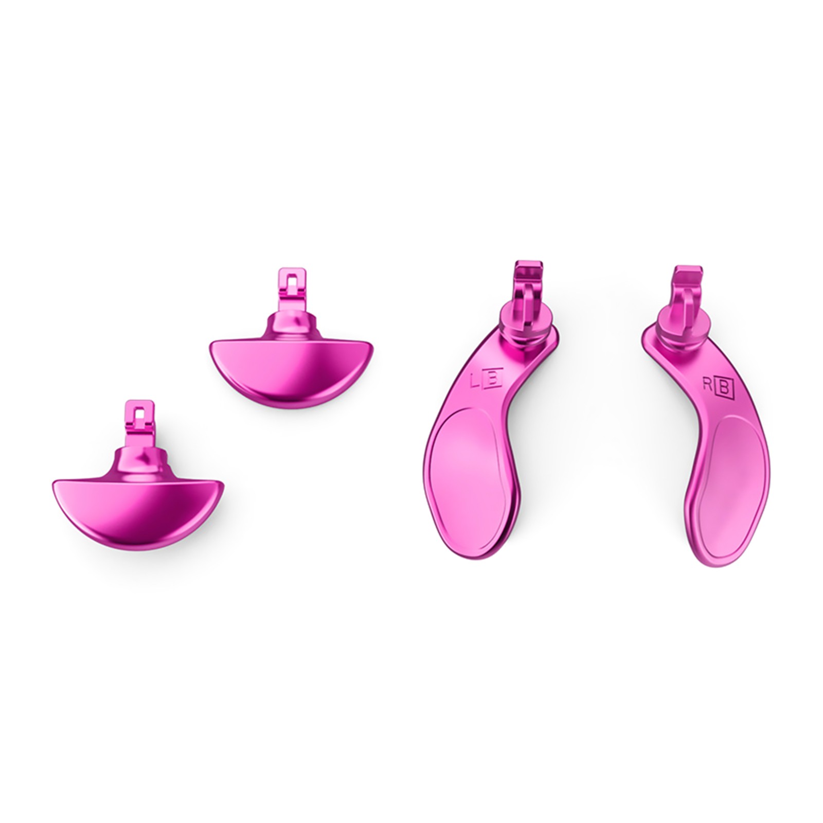 4PCS Metal Back Paddles for PS5 Edge Controller Interchangeable DIY Back Button