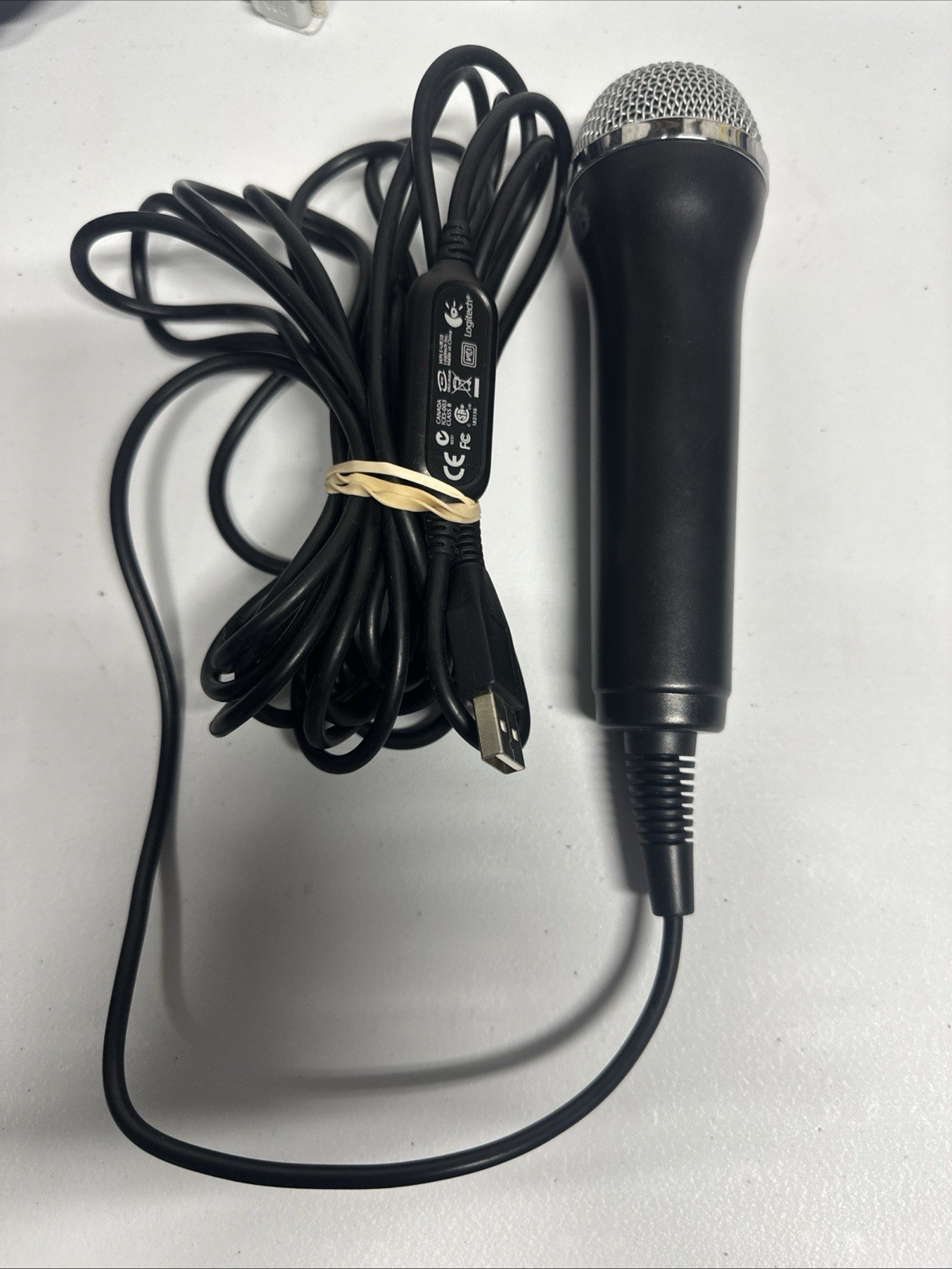Logitech Rock Band Microphone E-UR20 Xbox 360 Wii PS3 PS4 PC USB