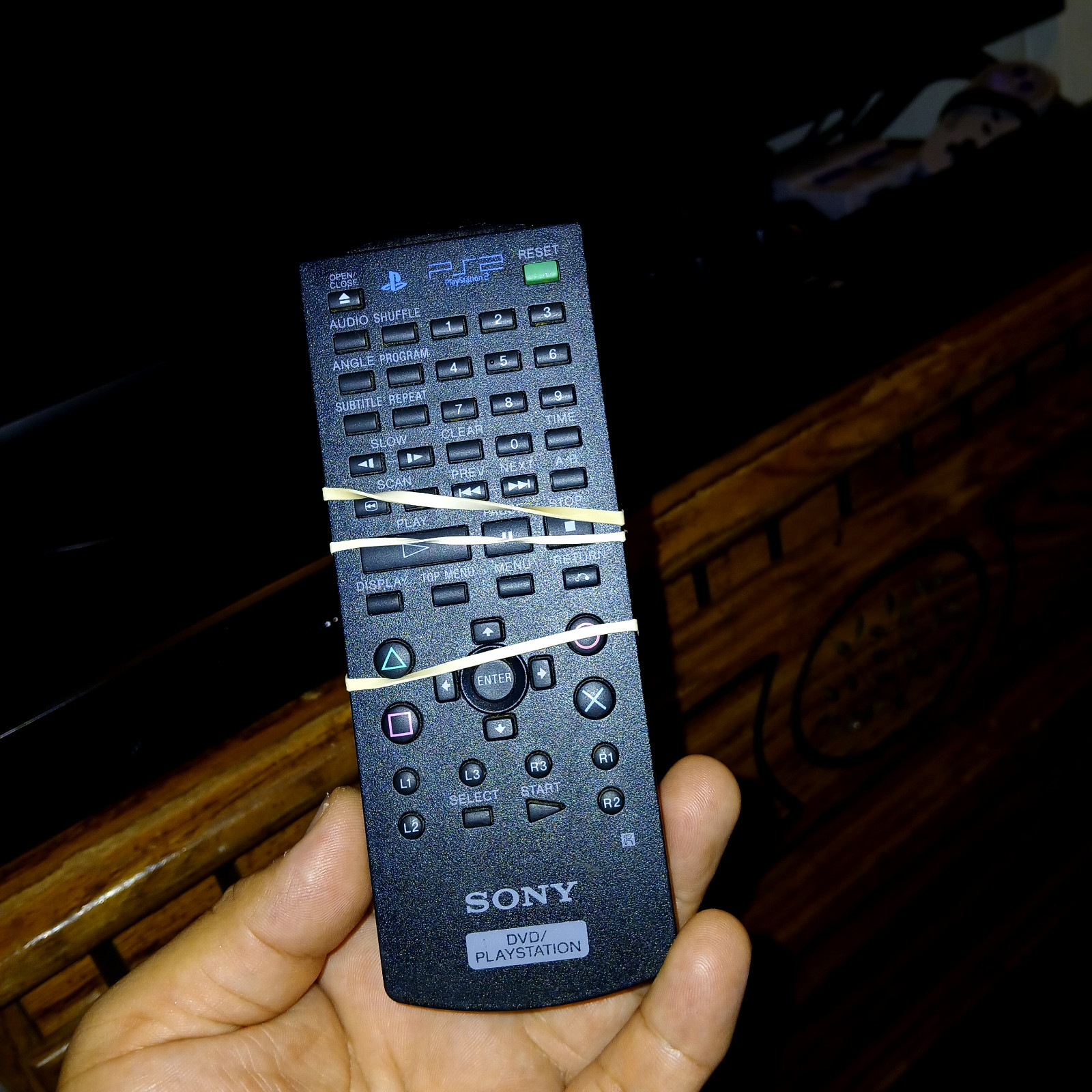 Sony OEM PlayStation 2 PS2 DVD Remote Controller + IR Receiver Dongle SCPH-10420