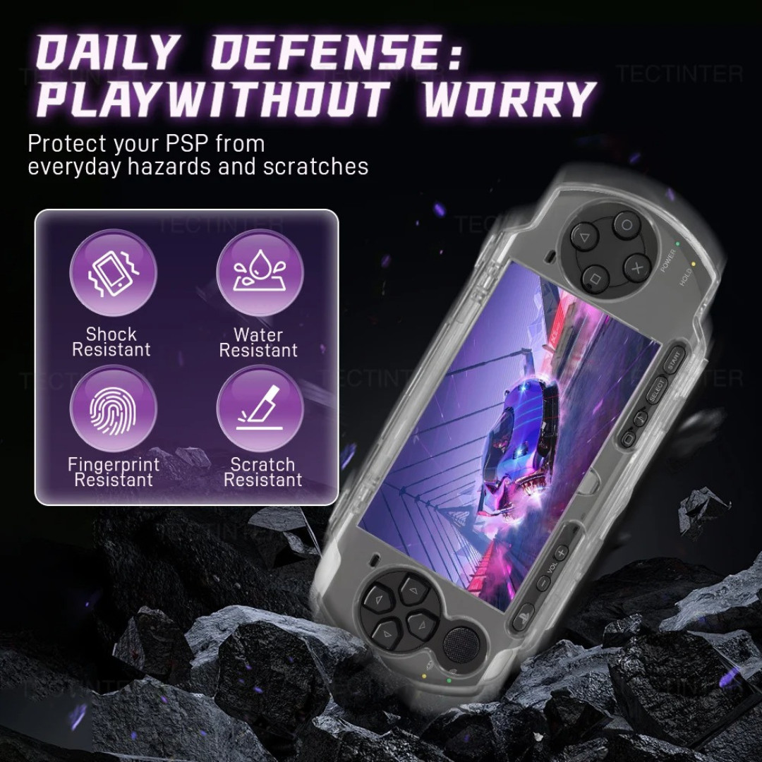 Clear Anti-dust Hard Skin Case Protecter cover for sony PSP 2000 30000 Console