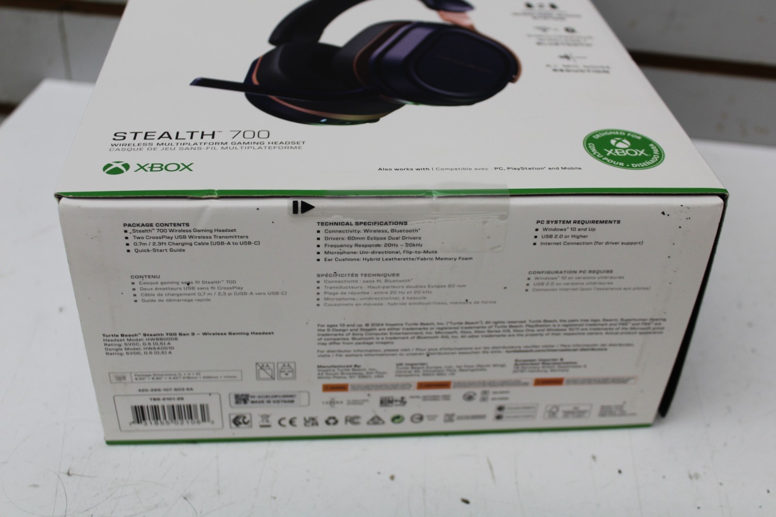 Turtle Beach Stealth 700 Gen 3 Wireless Multiplatform Gaming Headset-Cobalt NEW