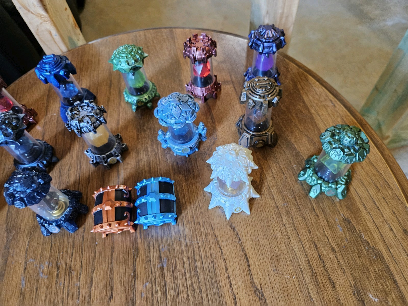 Skylanders Imaginators Creation Crystal Lot Of 15 Figures With Blue Chest