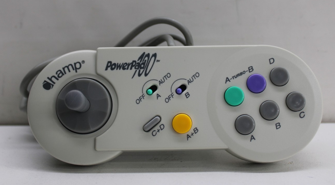 Champ Super Power Pad 100 Controller SNES Super Nintendo Model No. JS-308