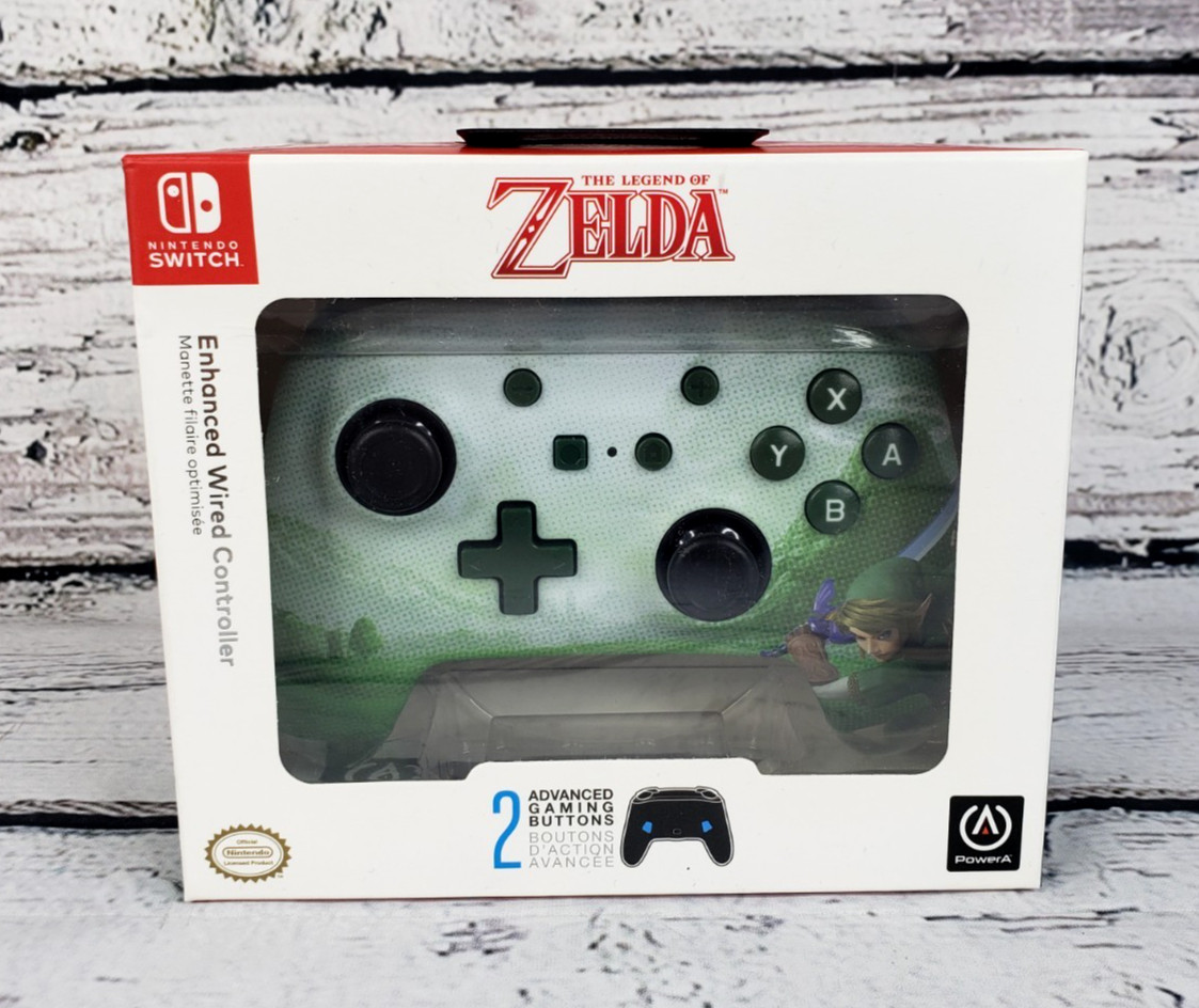 The Legend of Zelda Nintendo Switch PowerA Enhanced Wired Controller – New