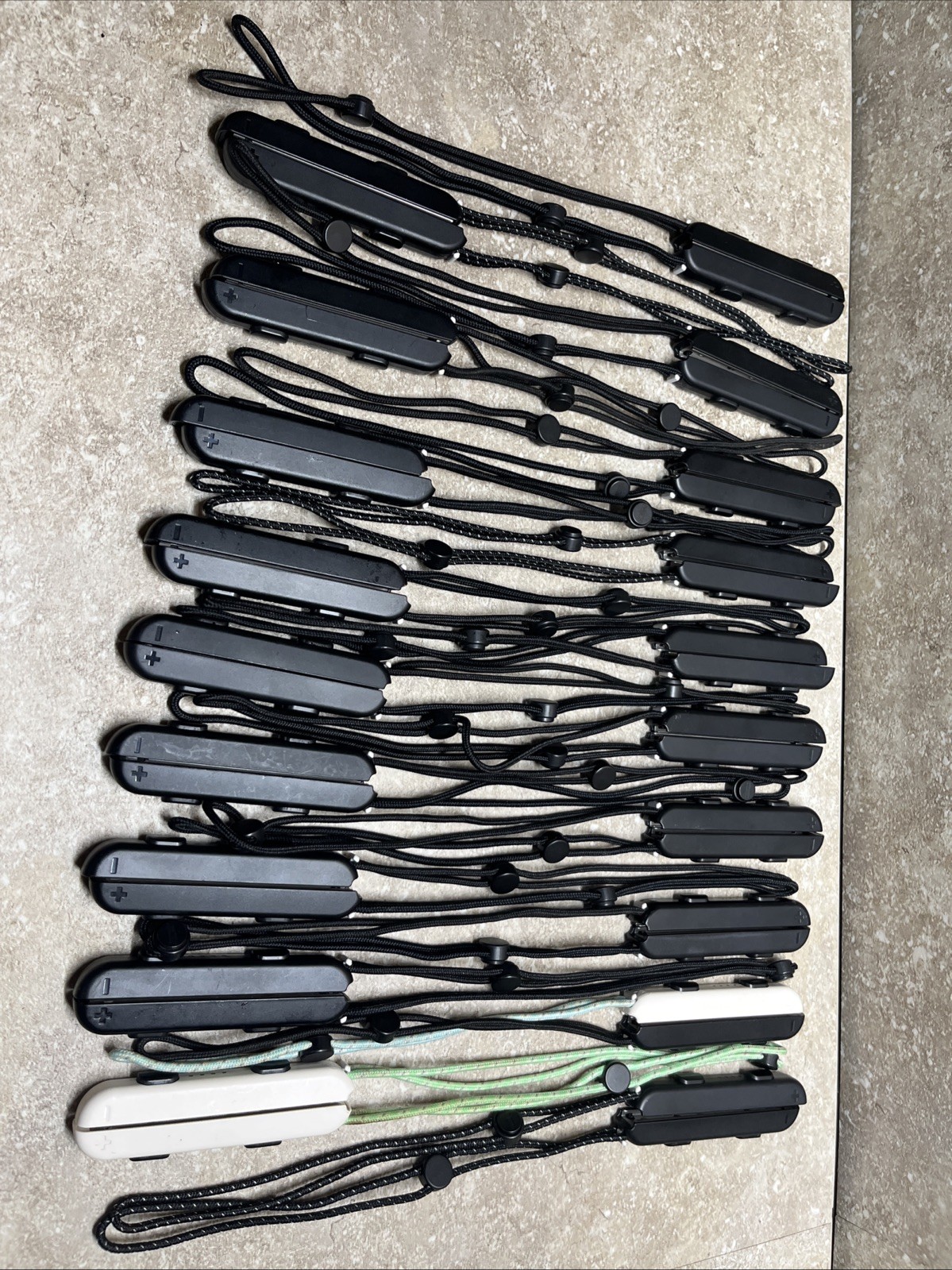 Lot of 19 Pairs Nintendo Switch Joy Con Wrist Straps