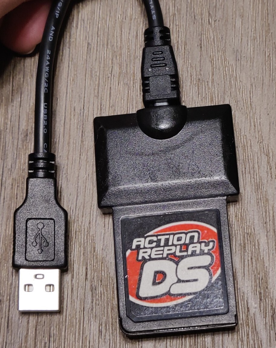 Action Replay DS Nintendo DS Authentic – TESTED & PRELOADED WITH POKEMON CHEATS