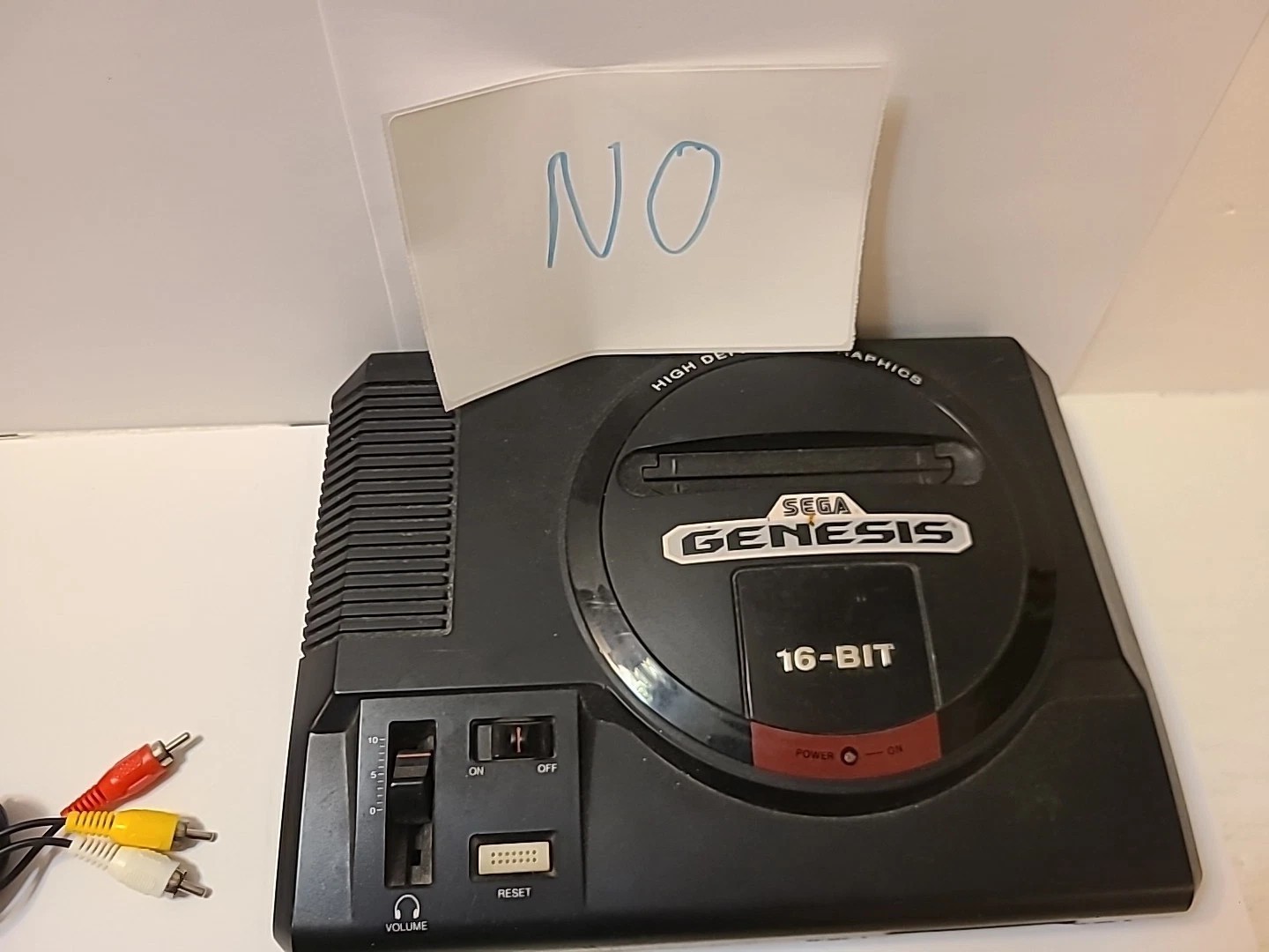 Sega Genesis Model 2 AV Cable RCA Audio Video Cord Used Tested Works US SELLER