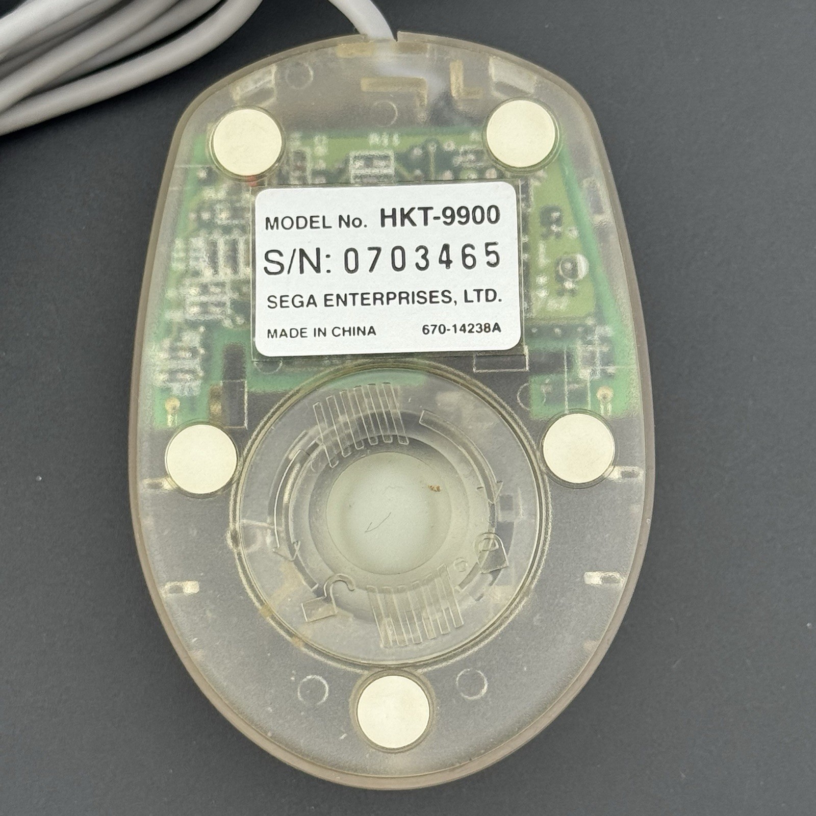 Sega Dreamcast Official OEM Clear Mouse Controller HKT-9900 Japan | US SELLER