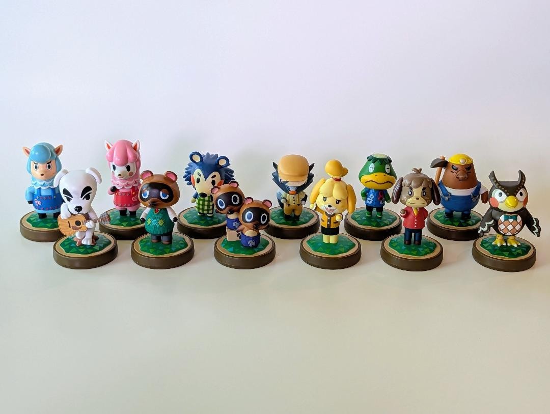 Animal Crossing Amiibo Figures – Lot of 12 Includes Isabelle, KK Slider, & more!